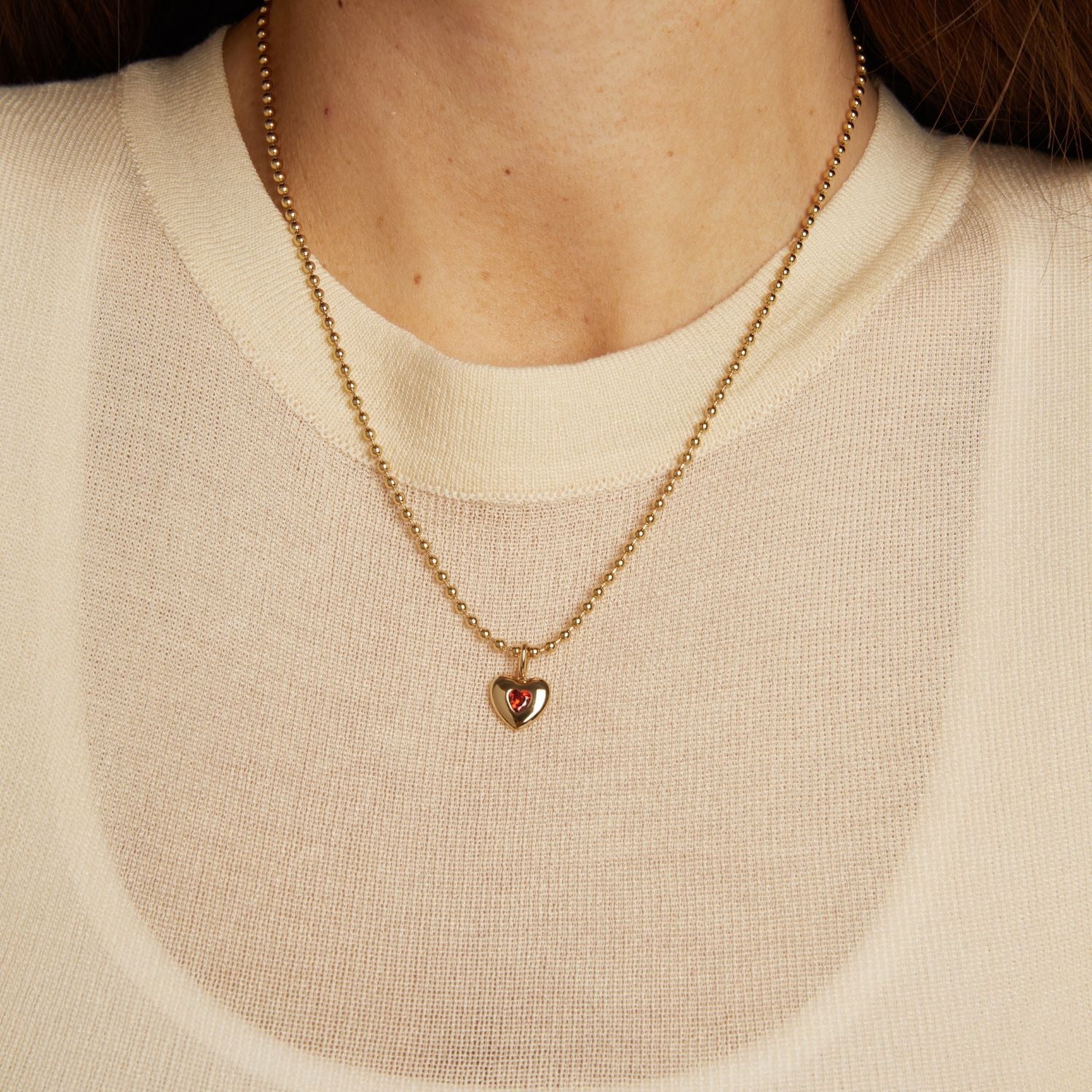 Candy Heart Charm Necklace Bundle