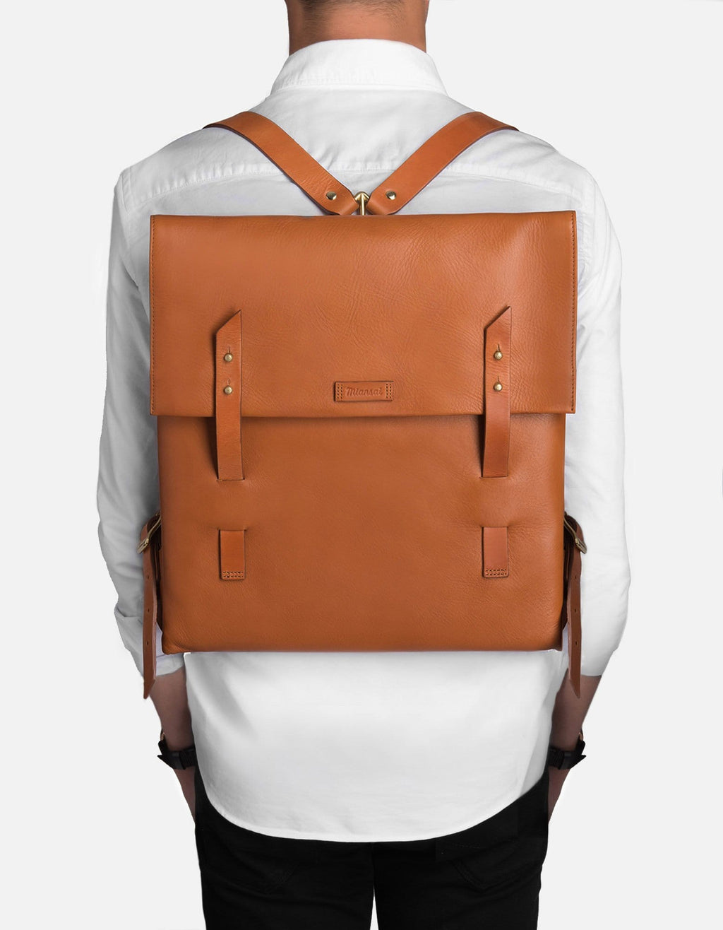 Santon Backpack, Vintage Cognac
