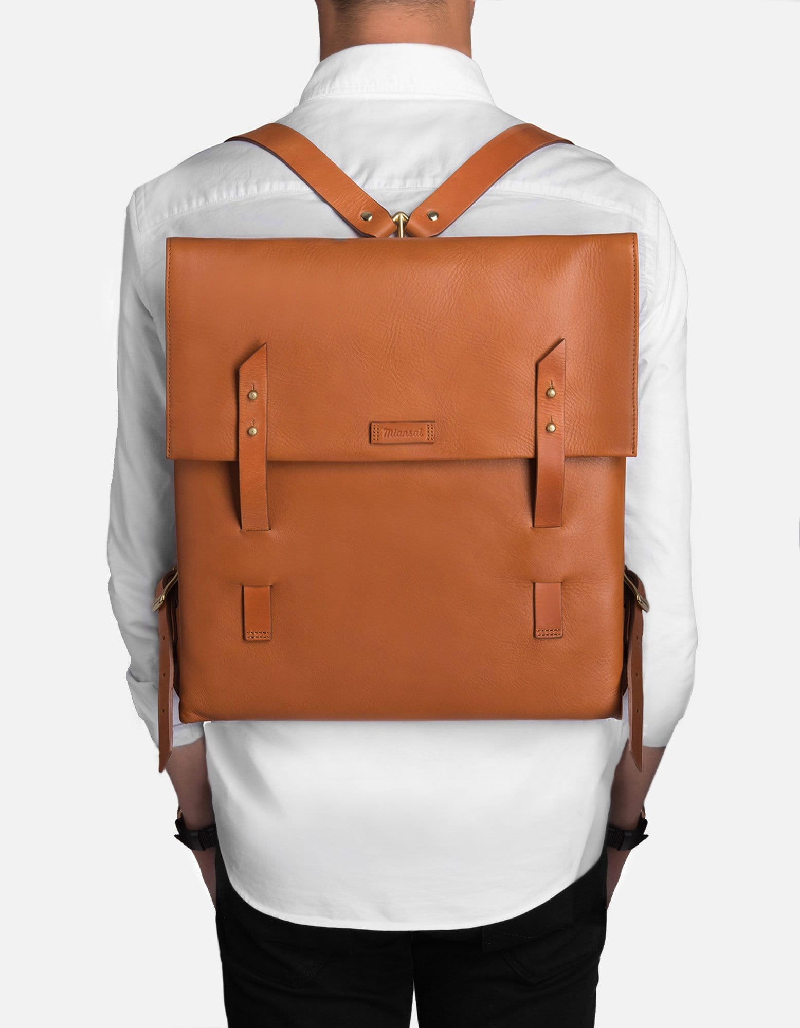 Santon Backpack, Vintage Cognac