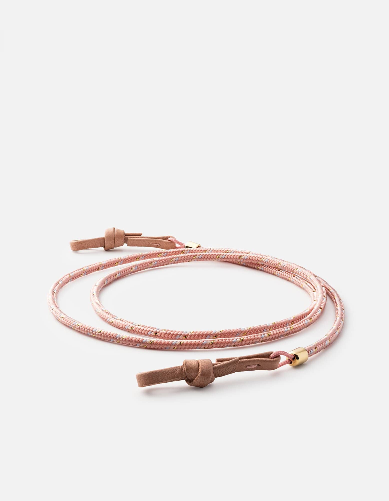 Miansai Dry Goods Nexus Nylon Sunglass Cord, Gold Vermeil Pink / O/S