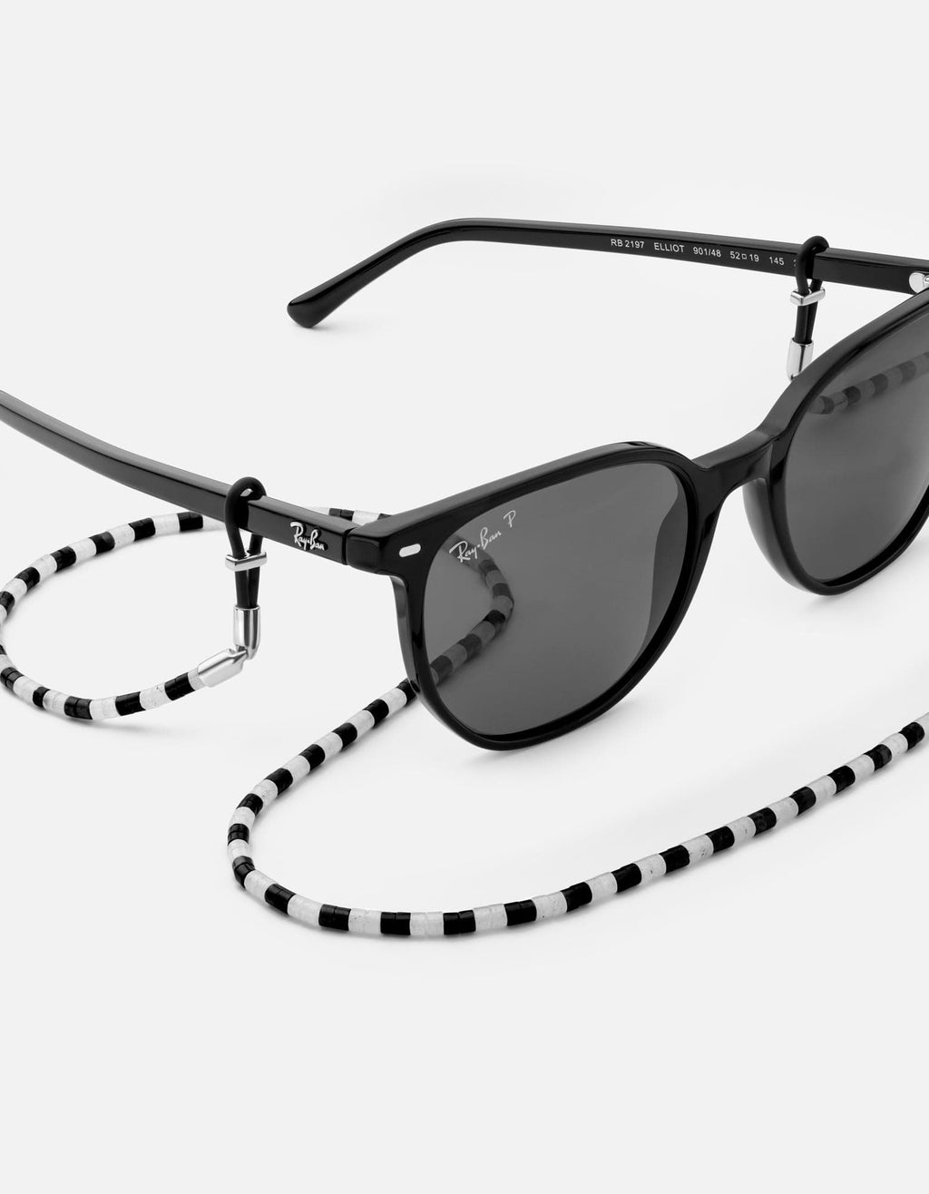 Kai Onyx Sunglass Safety, Sterling Silver