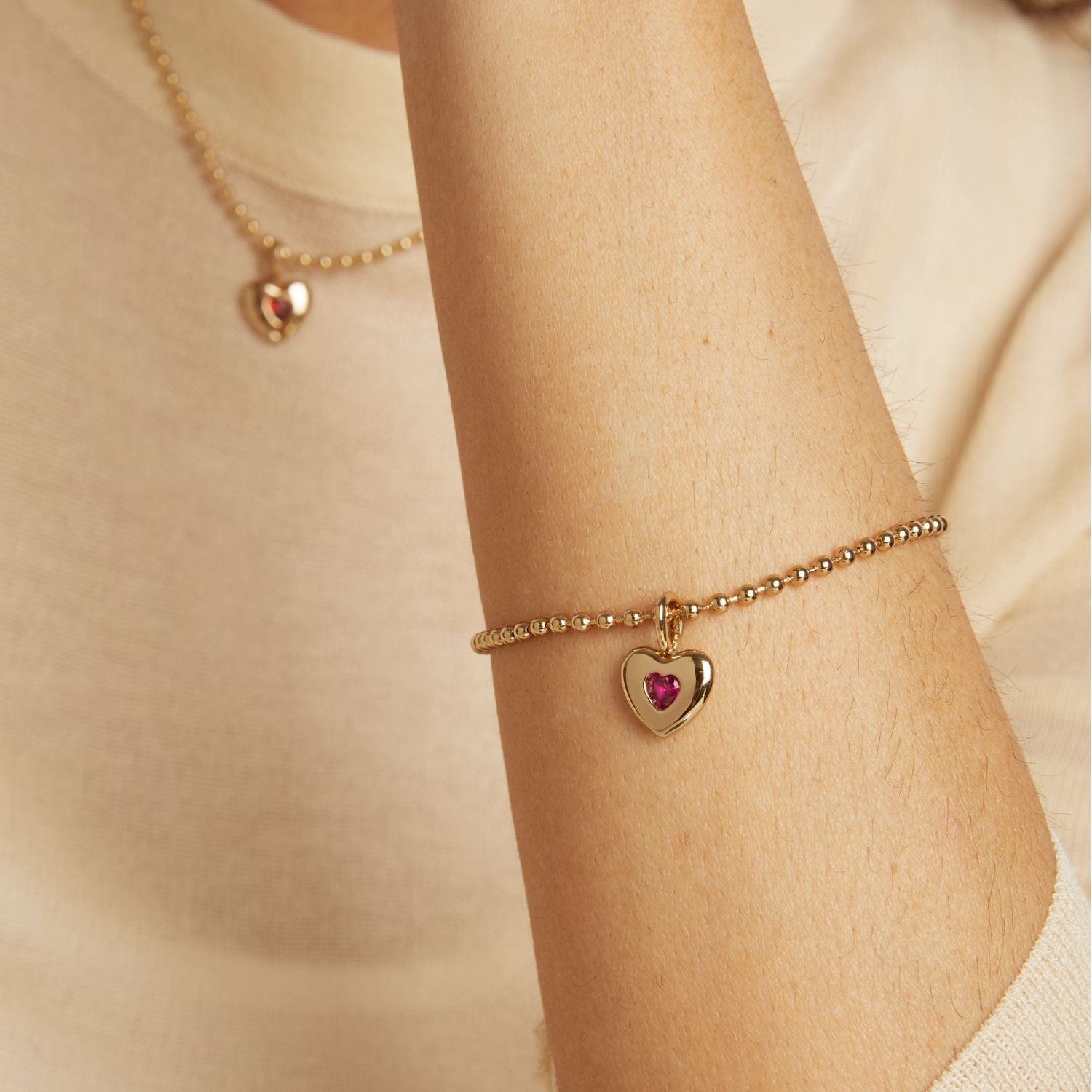 Gold Ball Chain Bracelet