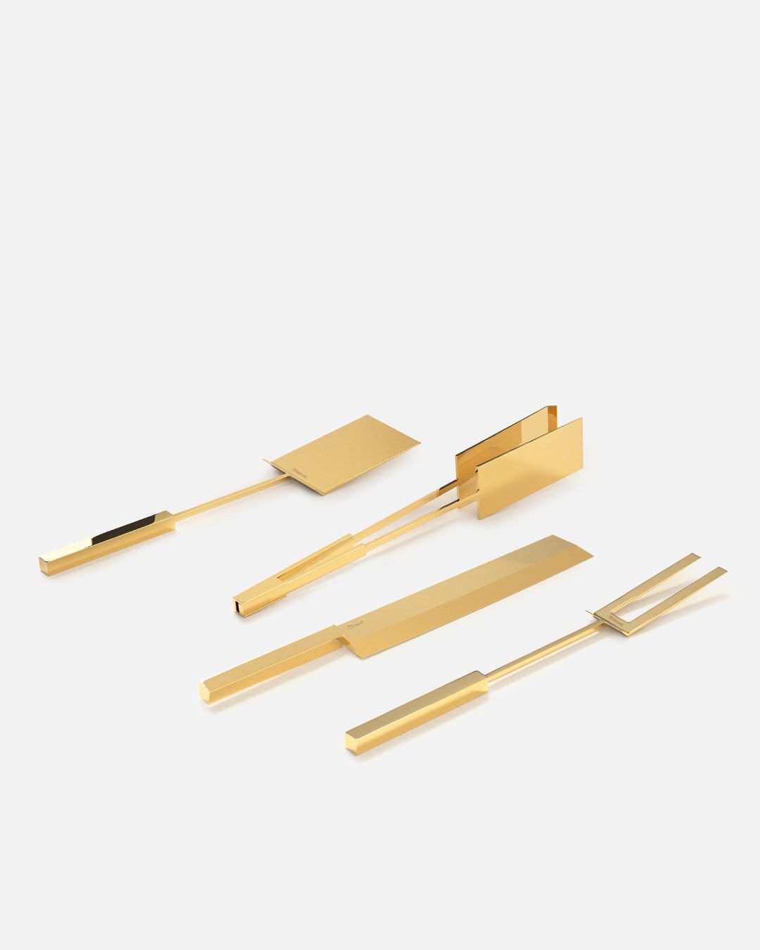 Grill Set, 14k Gold