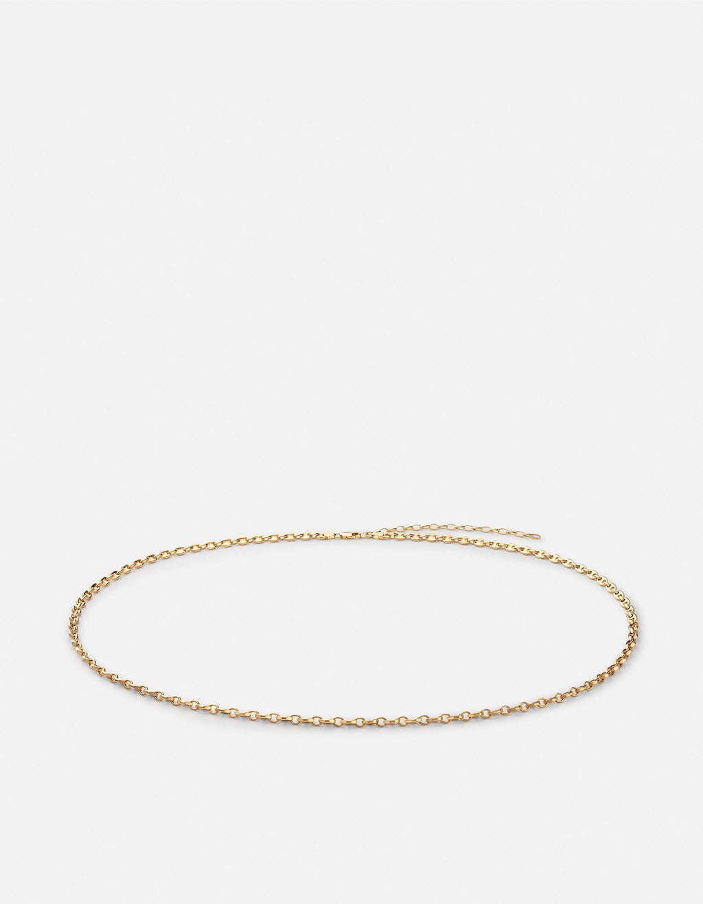 Miansai Waist Chains Pyper Link Puff Waist Chain, Gold Vermeil Polished Gold / 28 in.