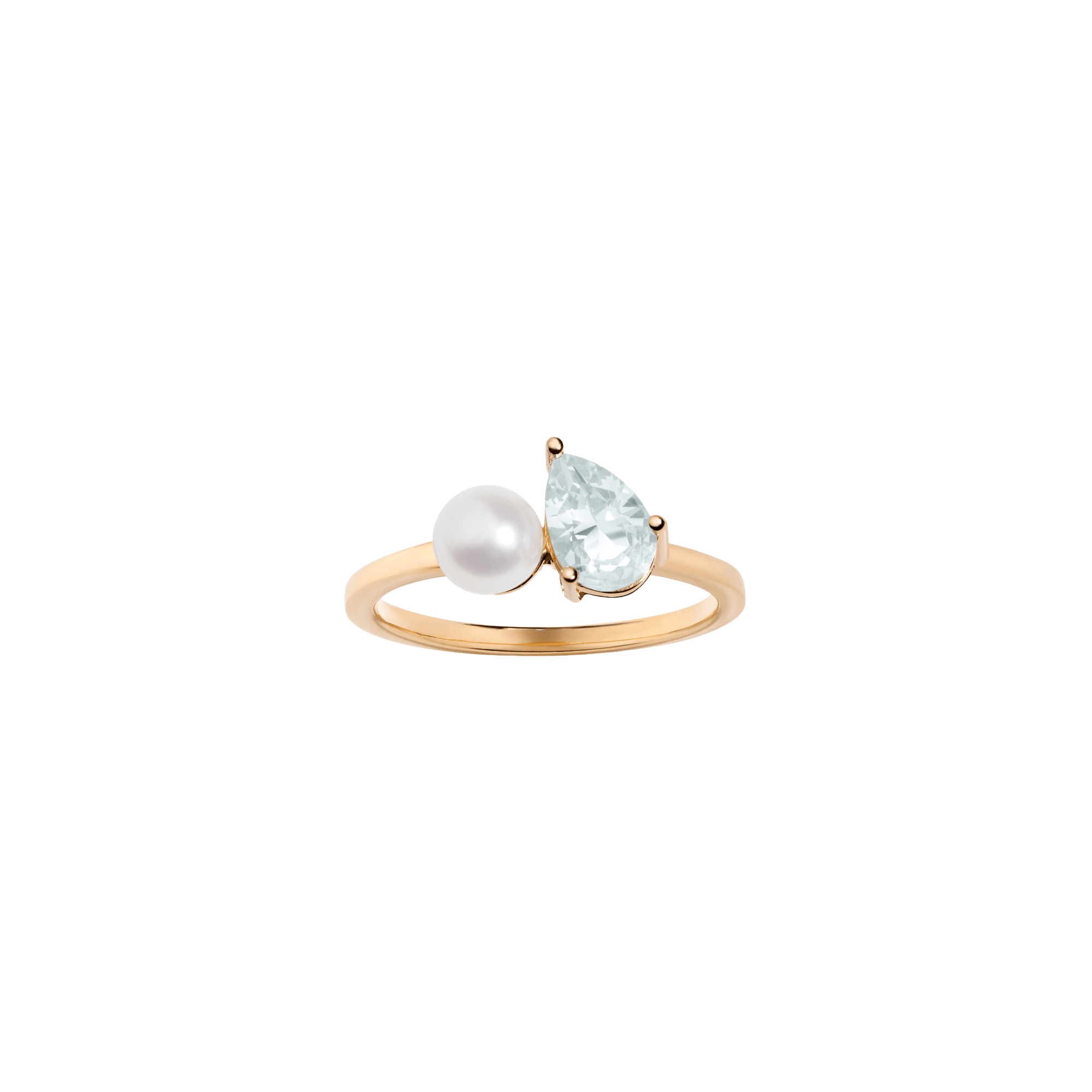 Pearl Toi et Moi Ring