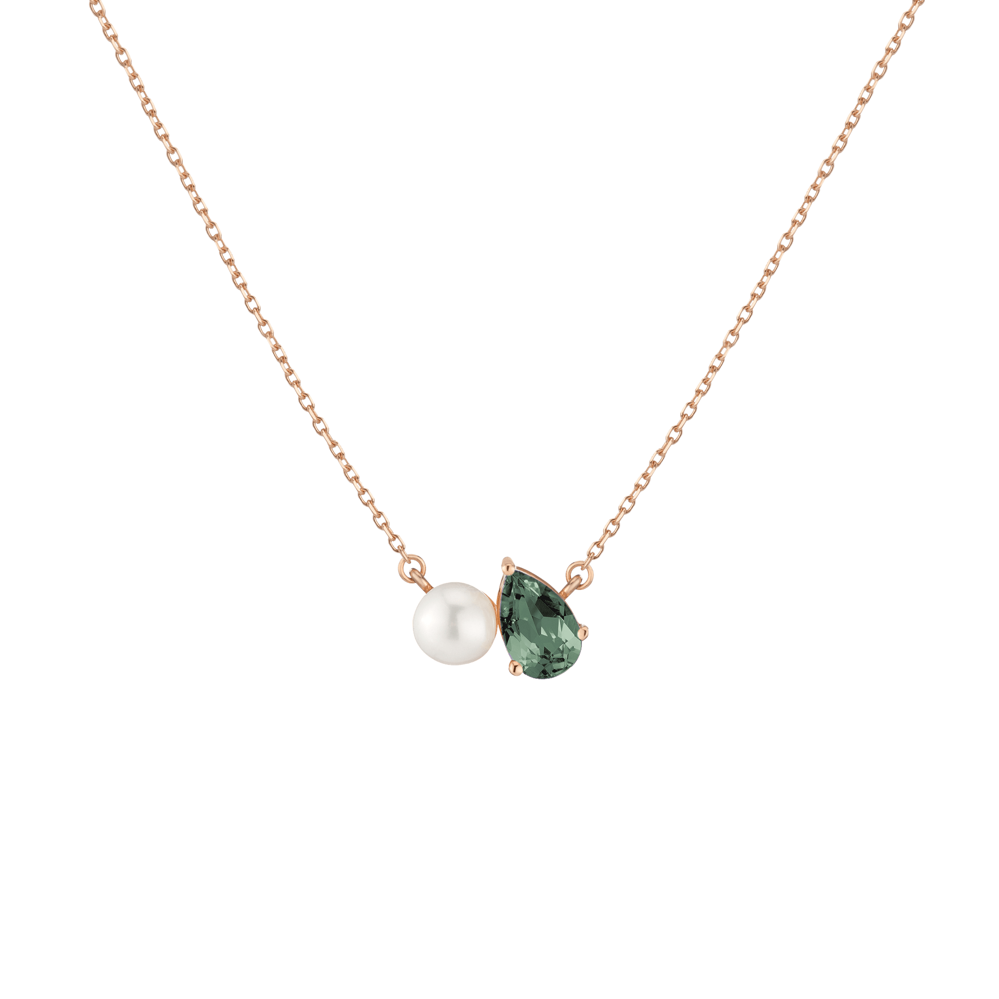 Pearl Toi et Moi Necklace