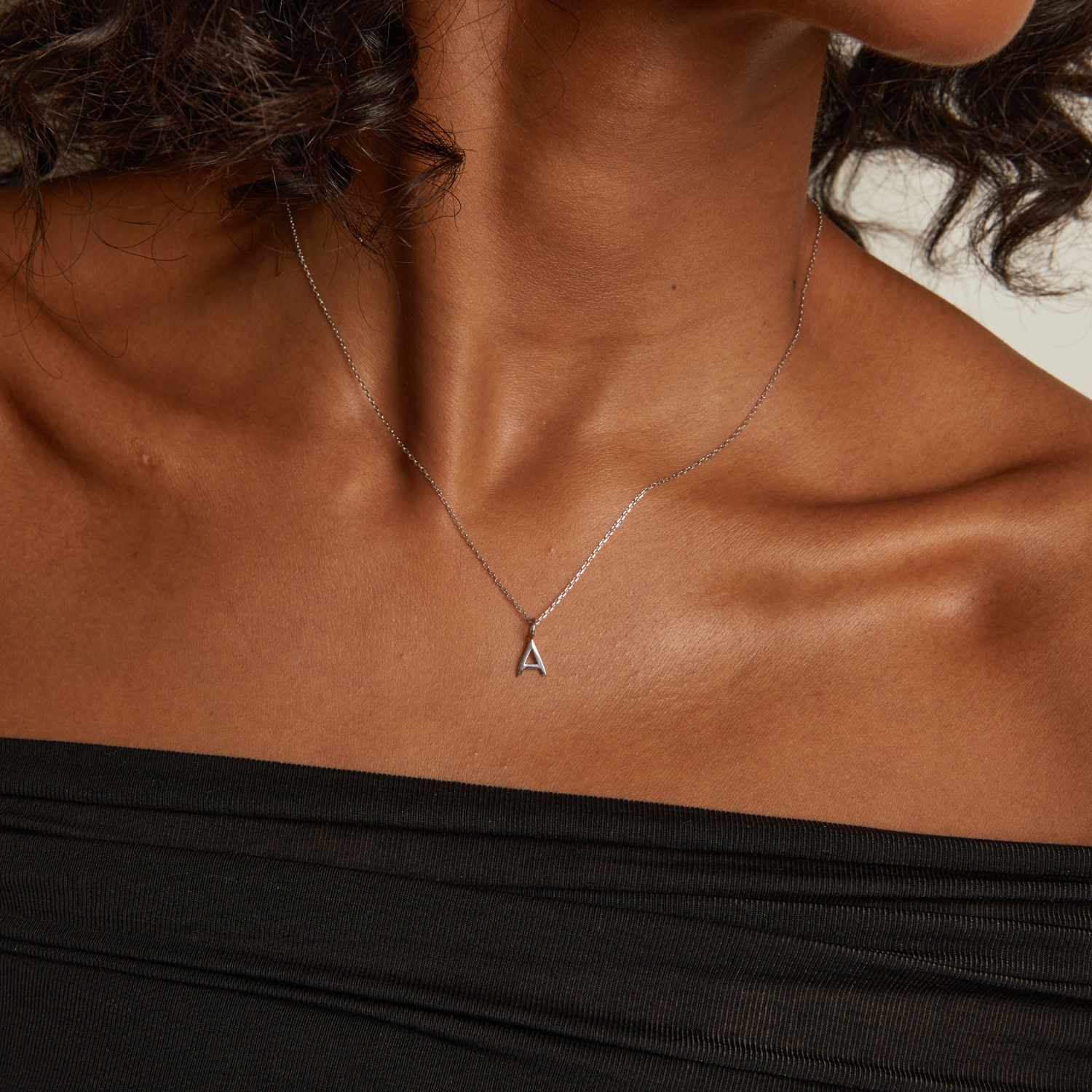 Classic Gold Letter Pendant