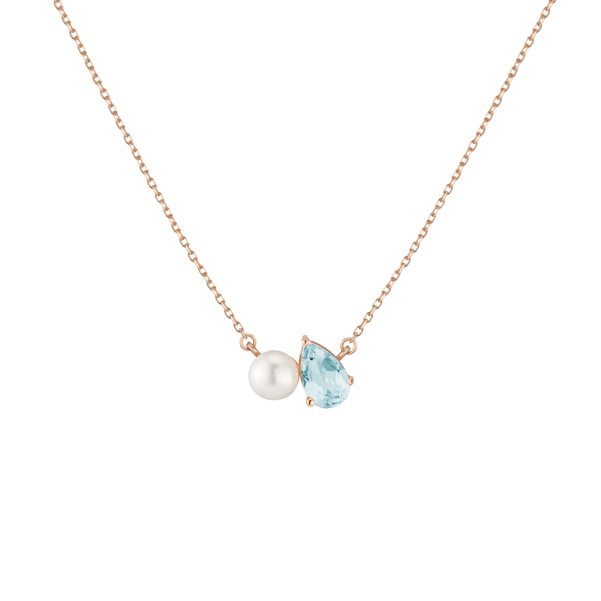 Pearl Toi et Moi Necklace