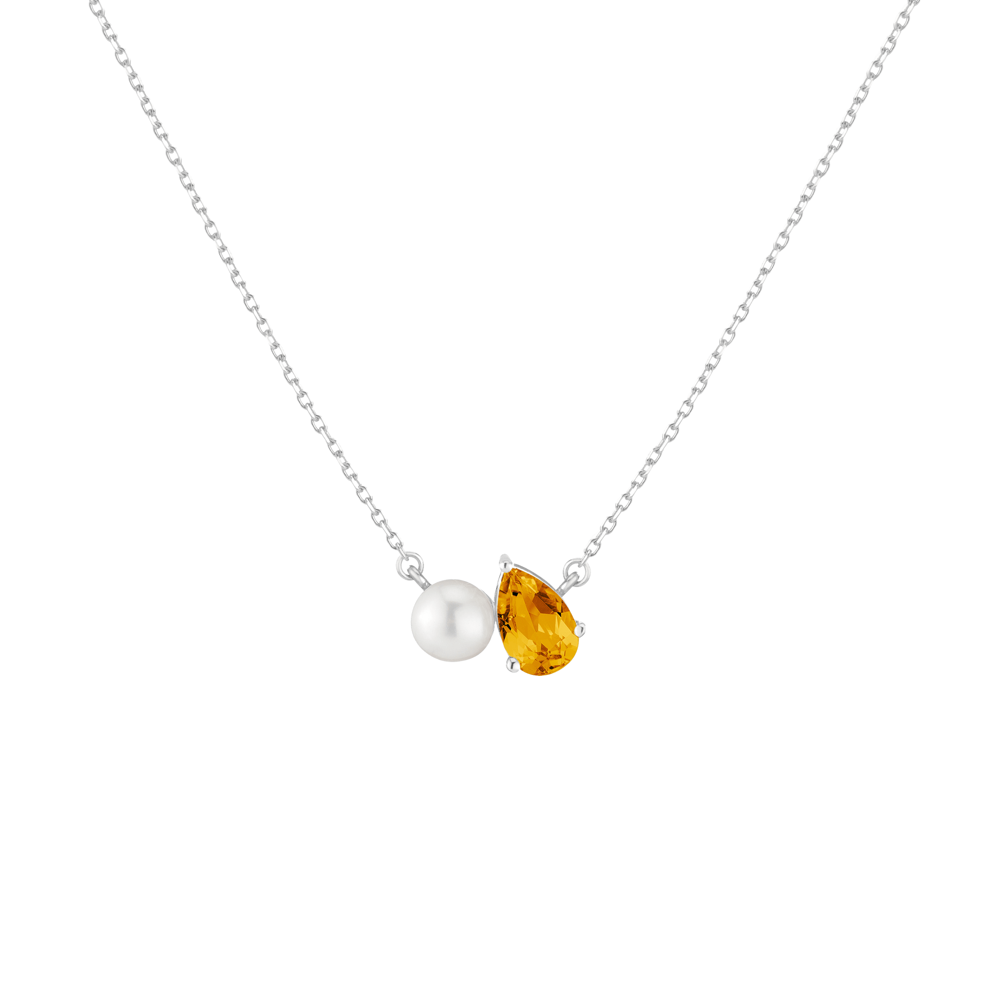 Pearl Toi et Moi Necklace