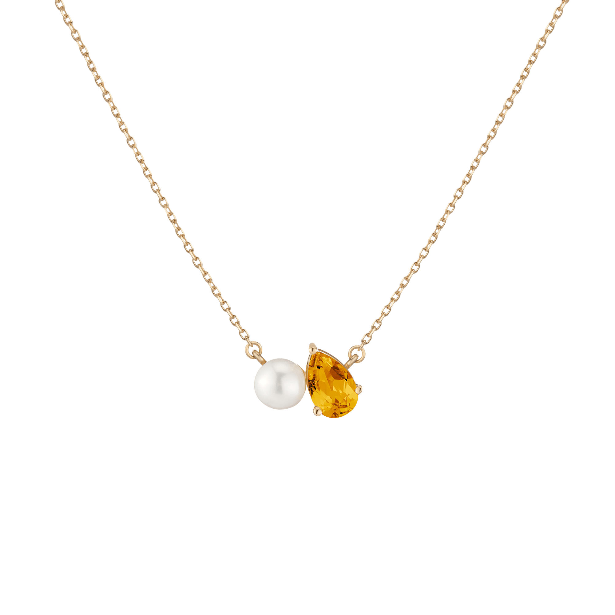 Pearl Toi et Moi Necklace
