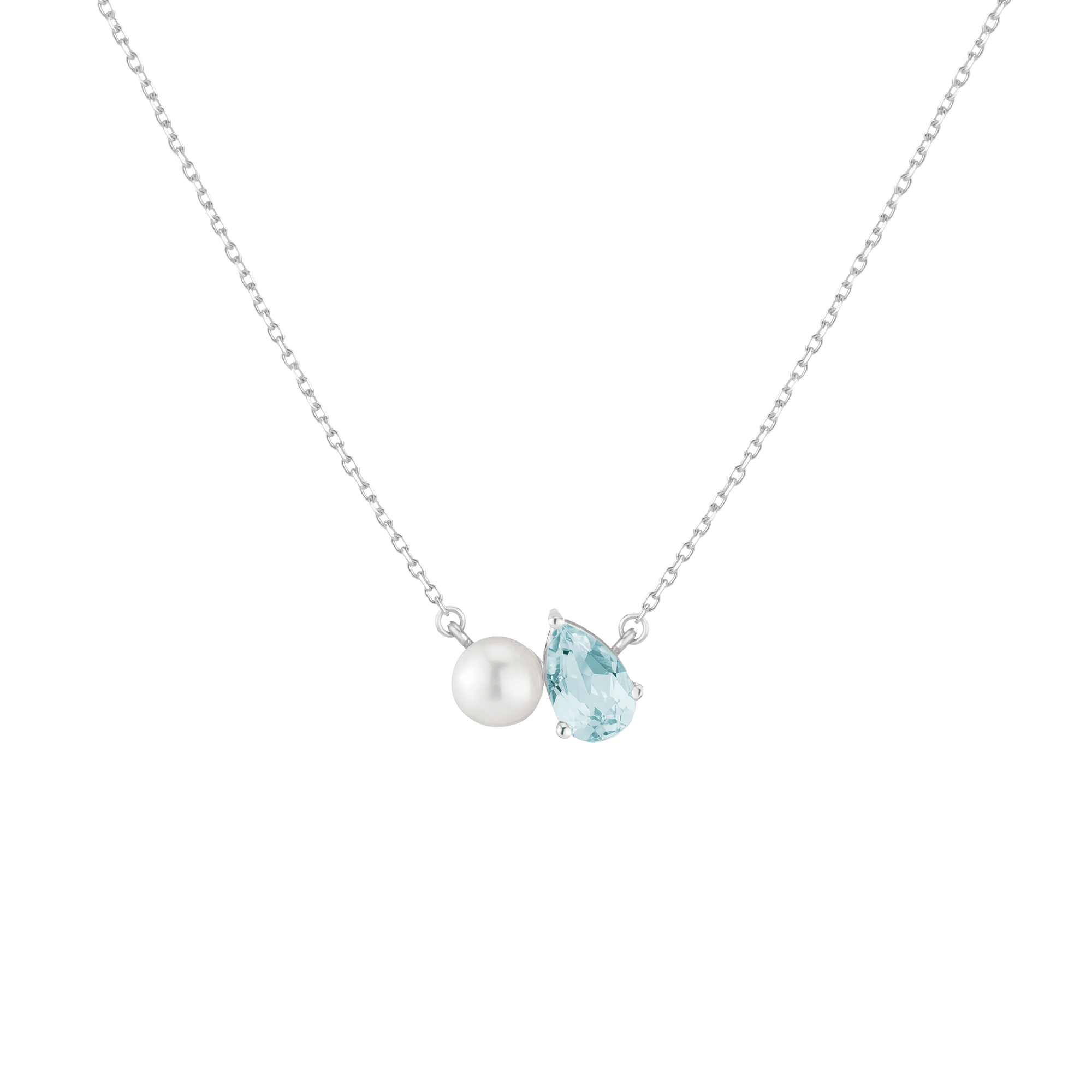 Pearl Toi et Moi Necklace