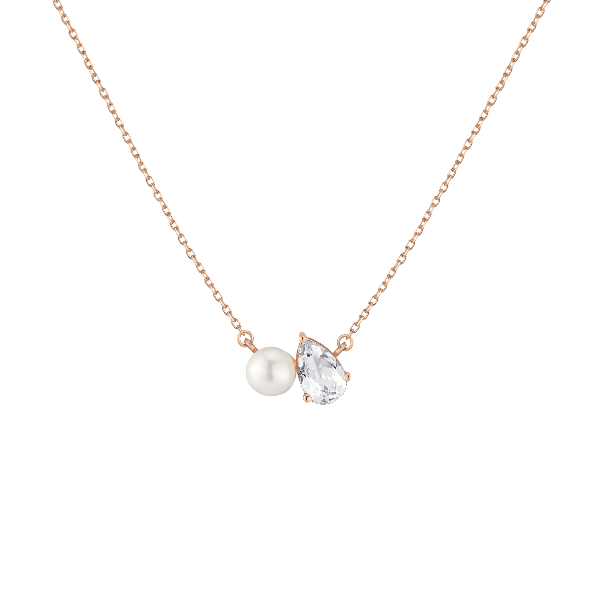 Pearl Toi et Moi Necklace