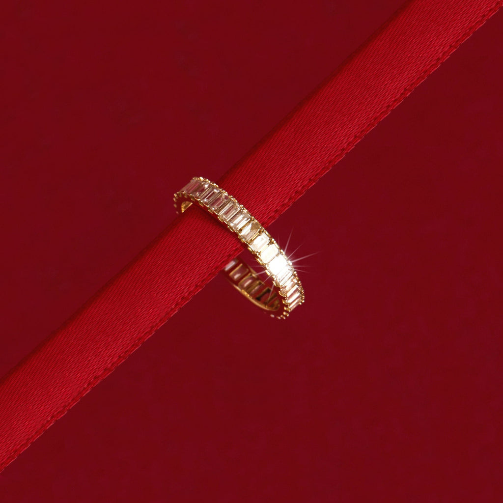 Bold Diamond Baguette Ring