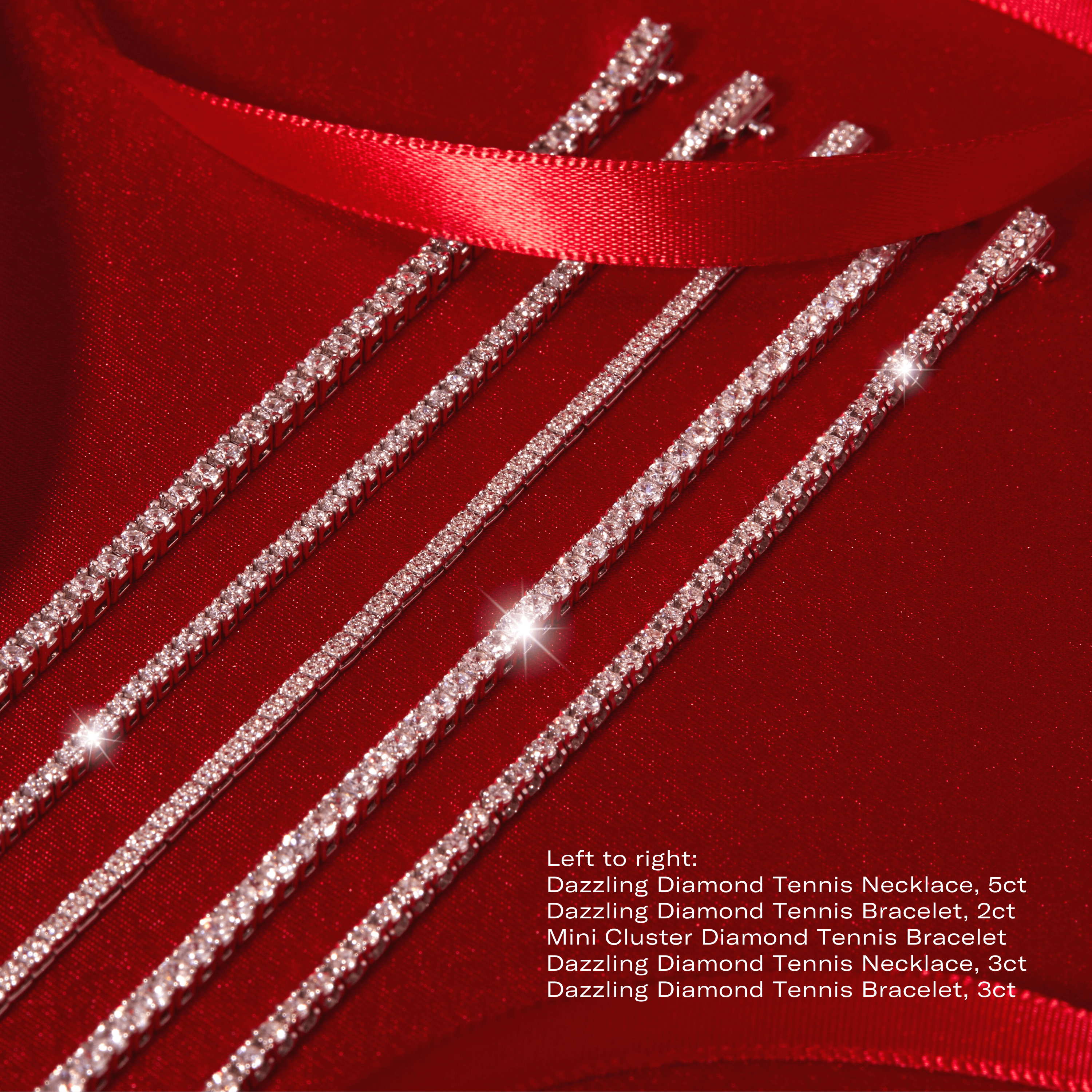 Classic Diamond Tennis Necklace