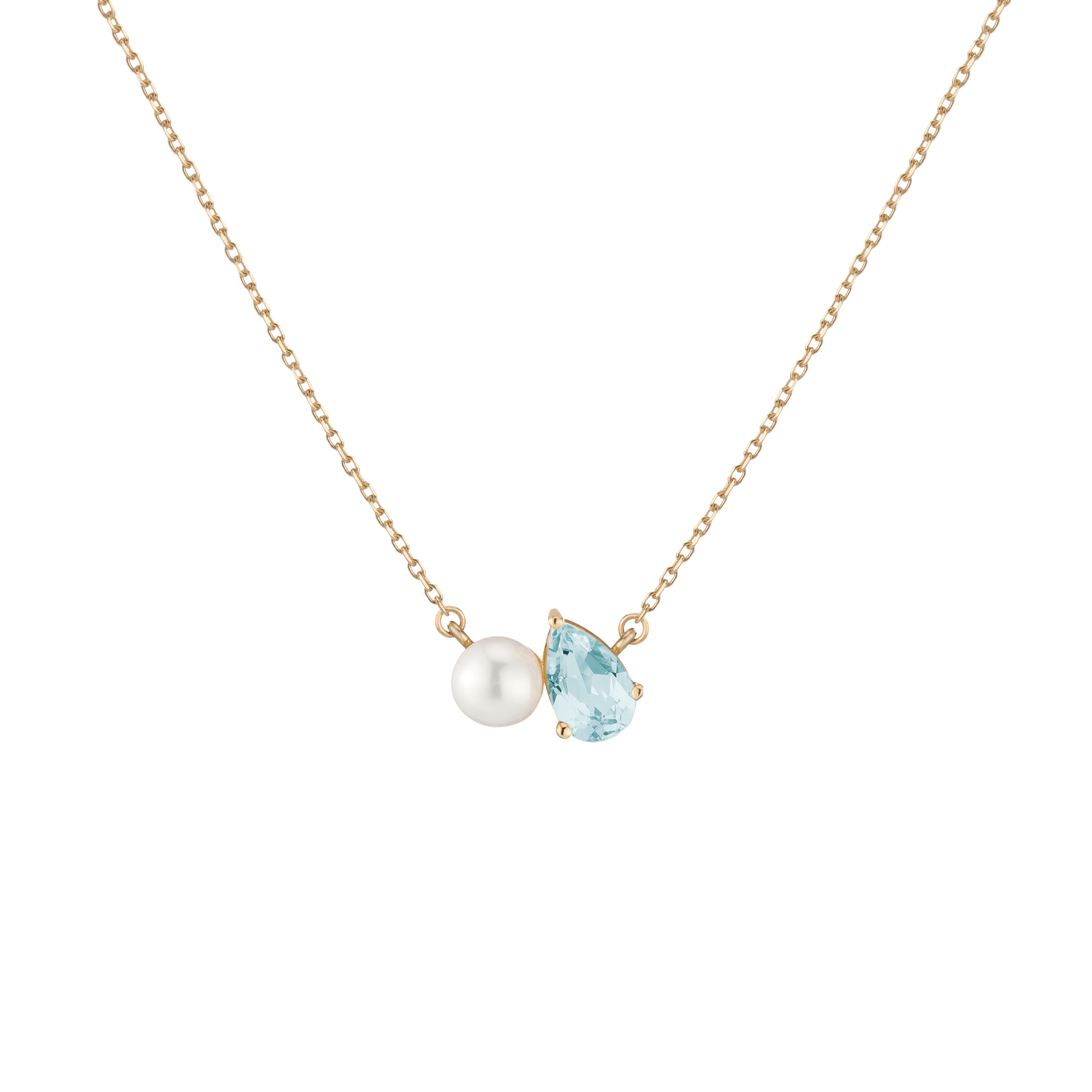 Pearl Toi et Moi Necklace