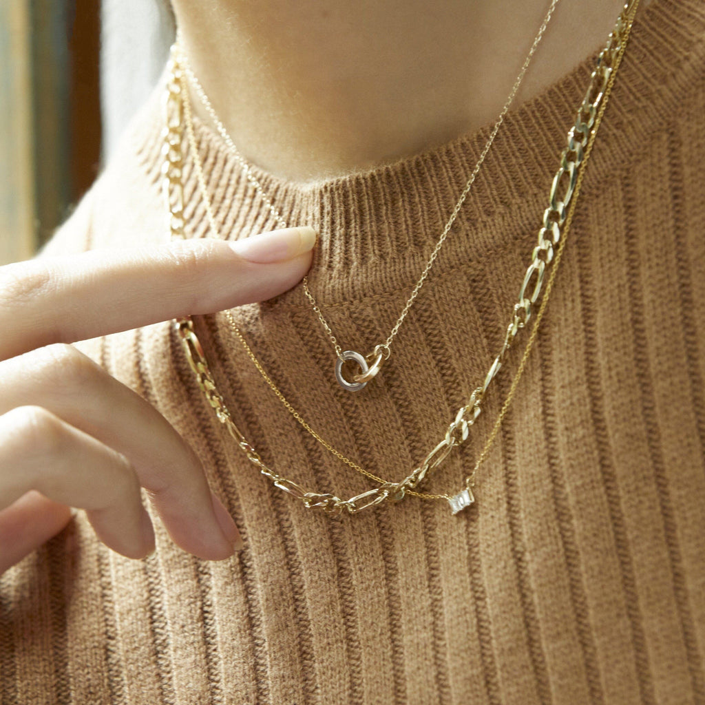 Two-Tone Connection Necklace