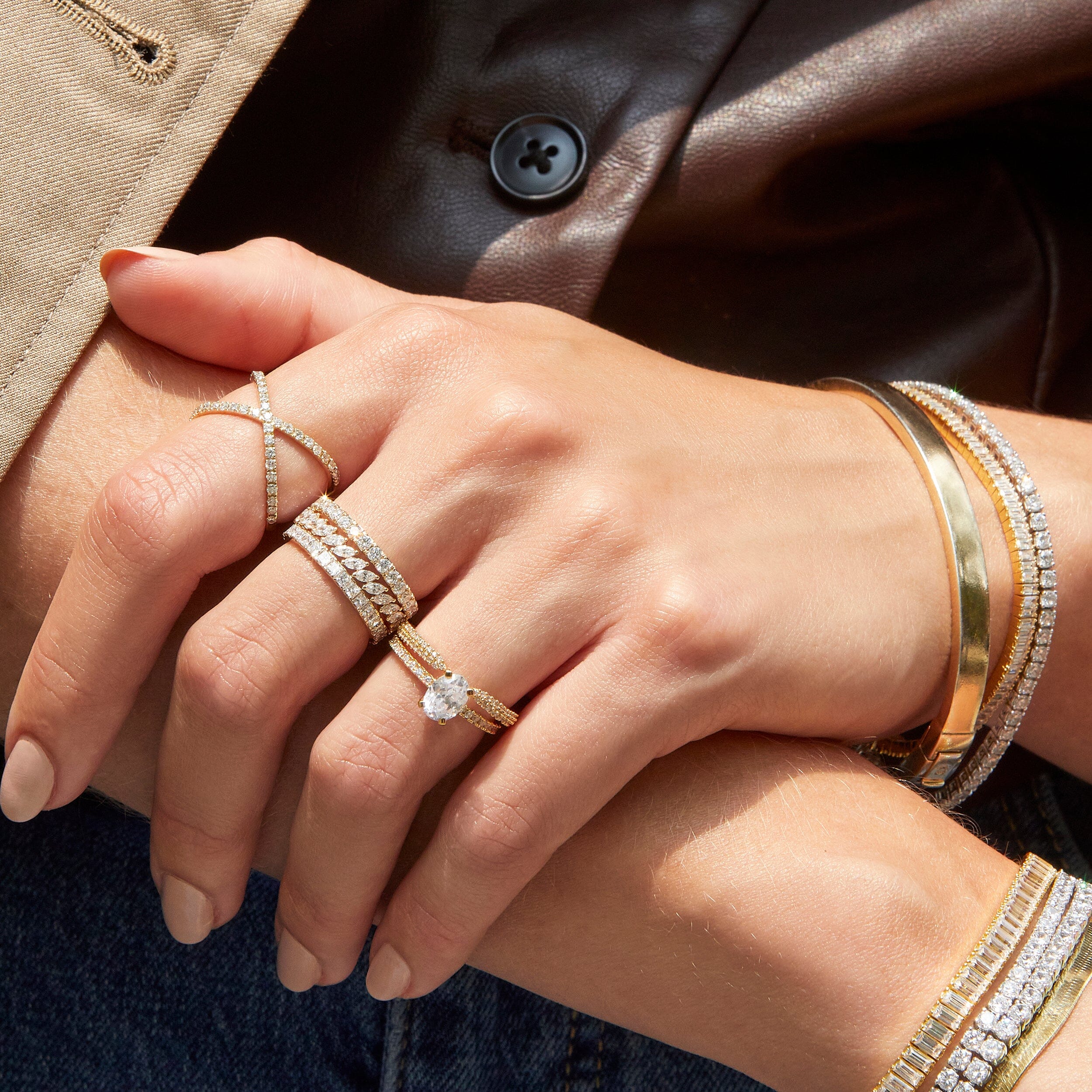 Princess Cut Lab Grown Diamond Eternity Ring