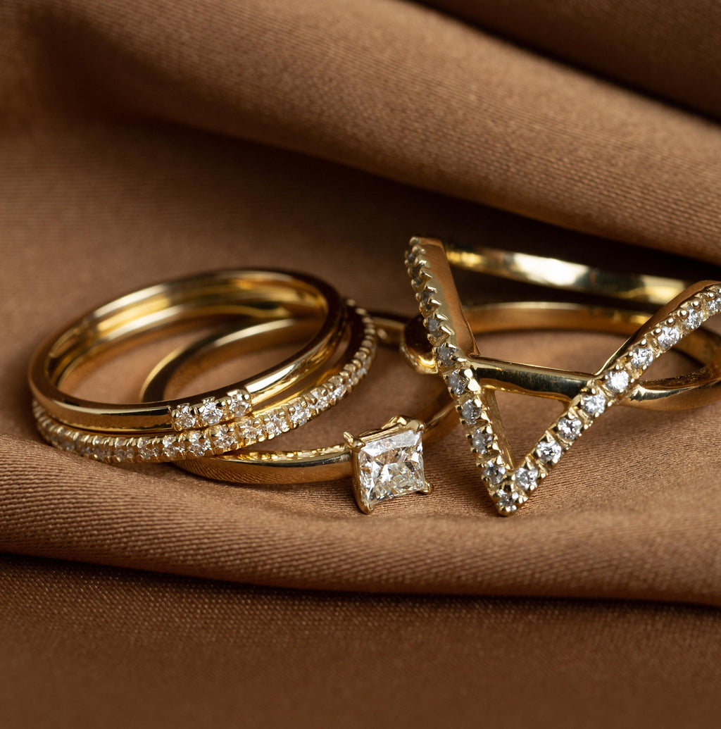 Diamond Stacker Ring