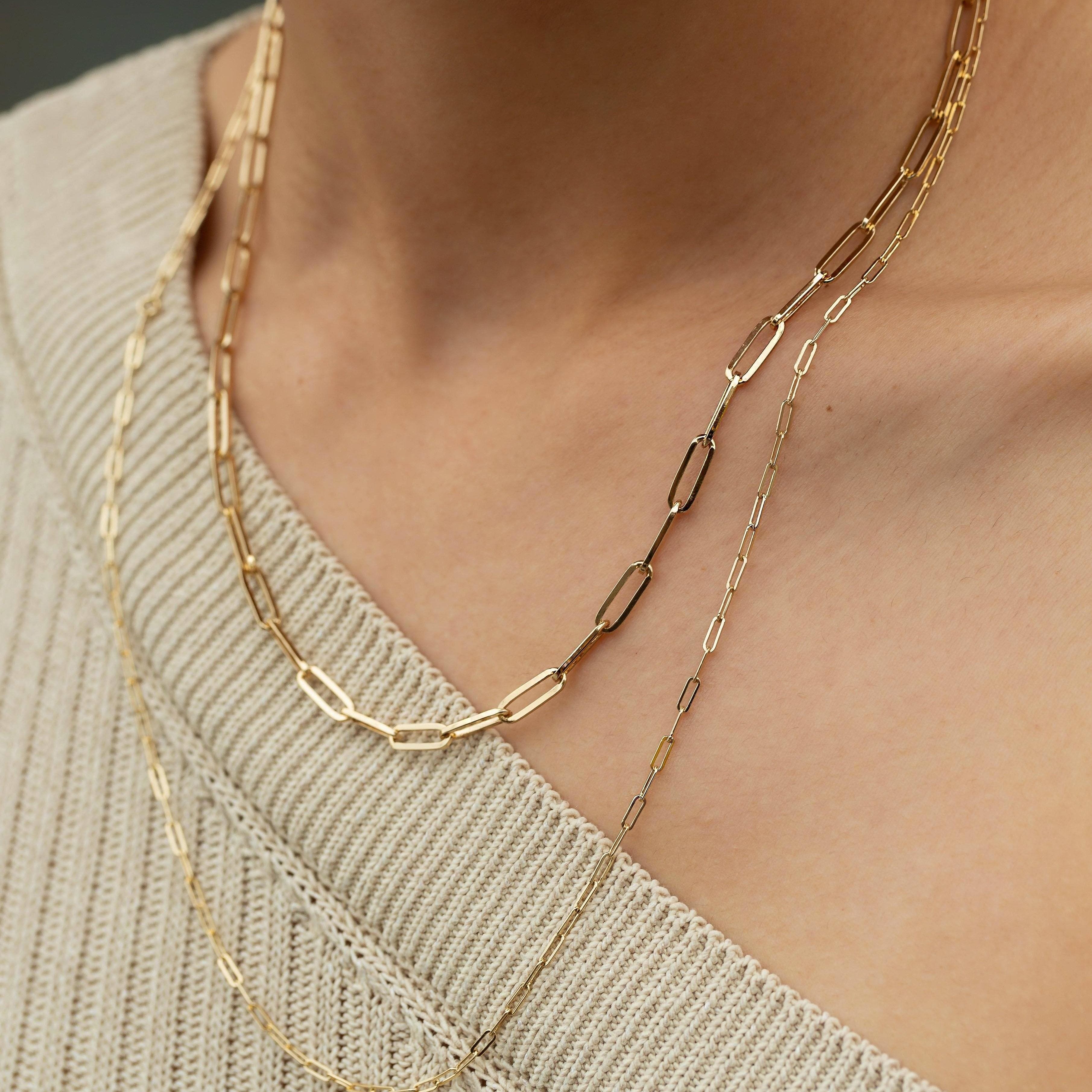 Medium Paperclip Chain Necklace
