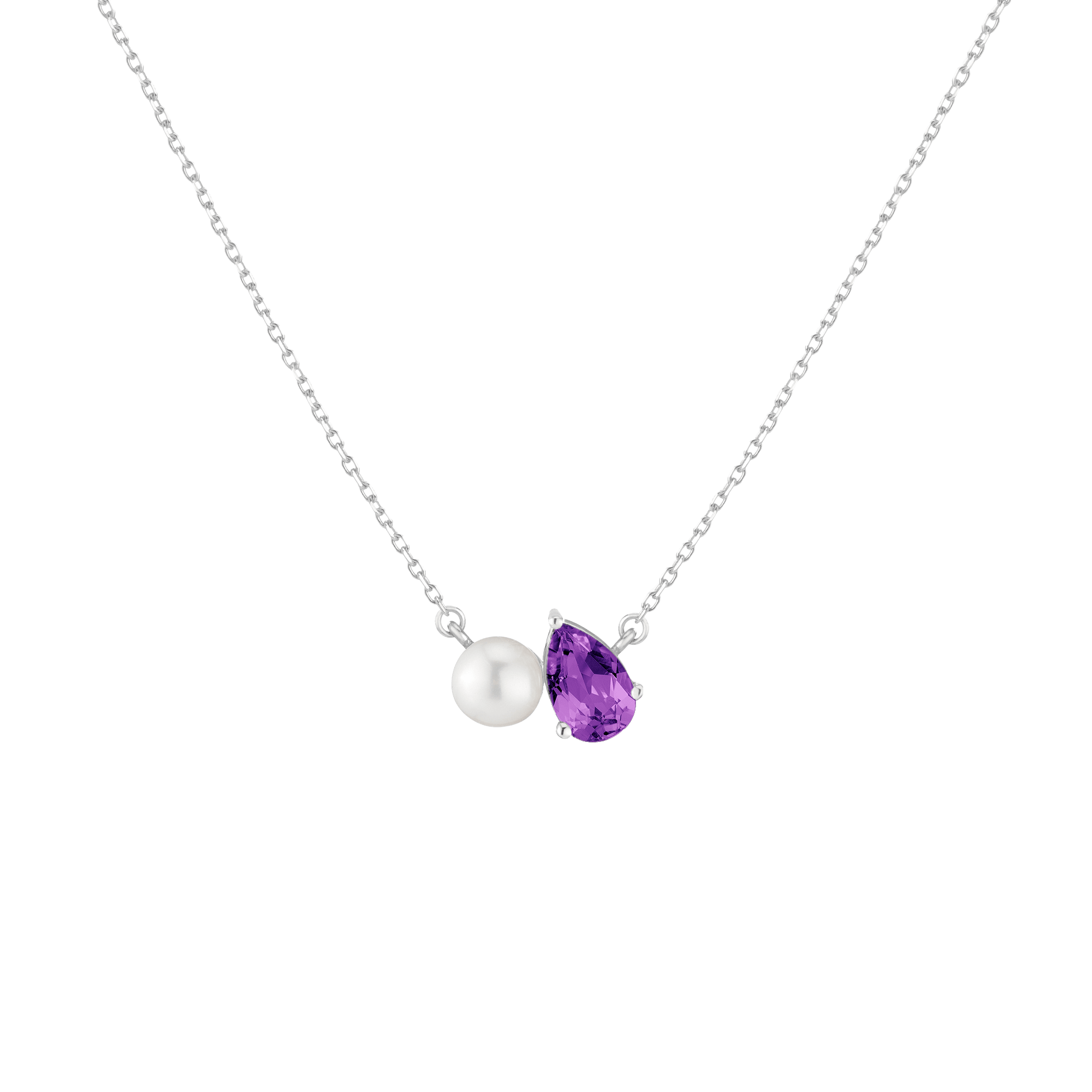 Pearl Toi et Moi Necklace