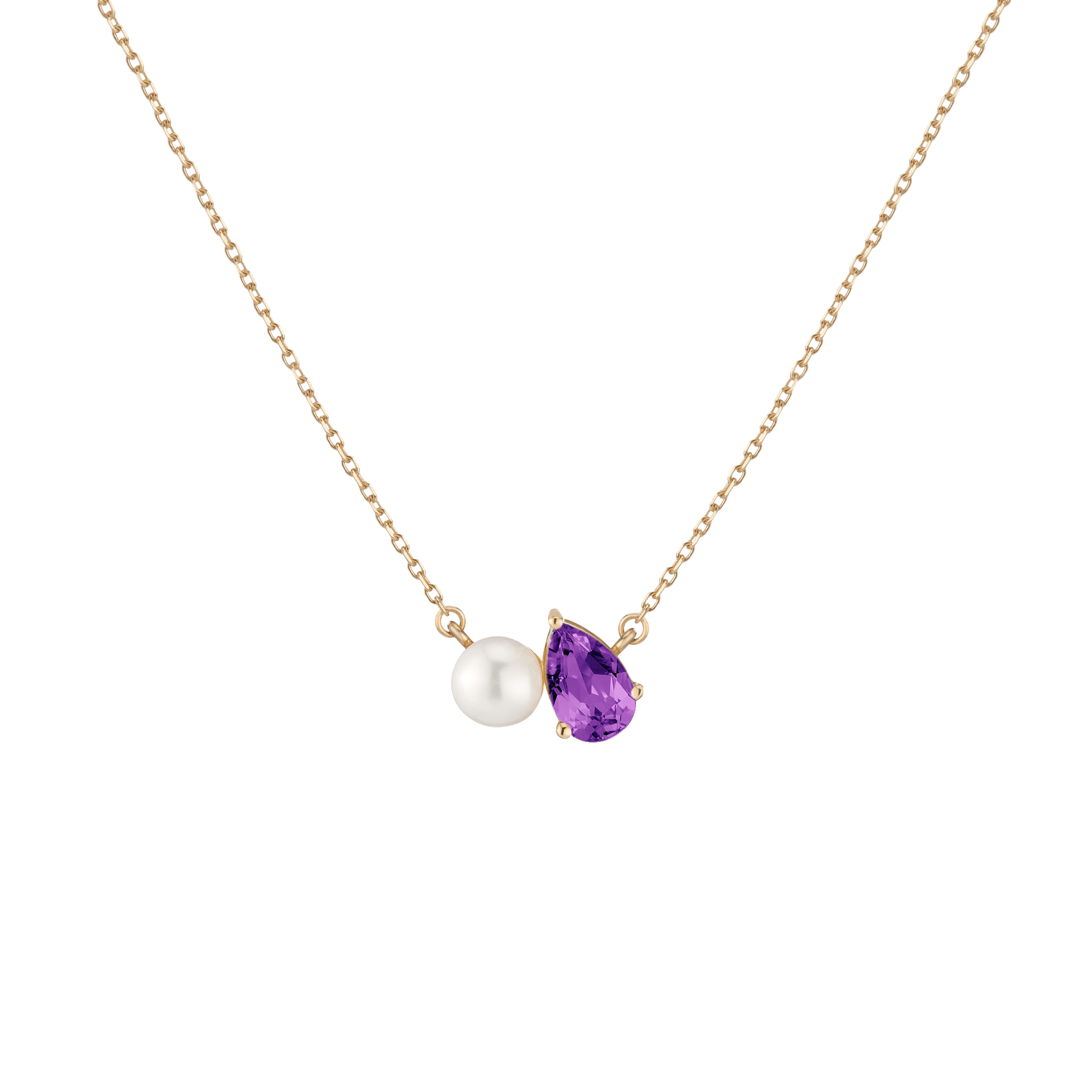 Pearl Toi et Moi Necklace