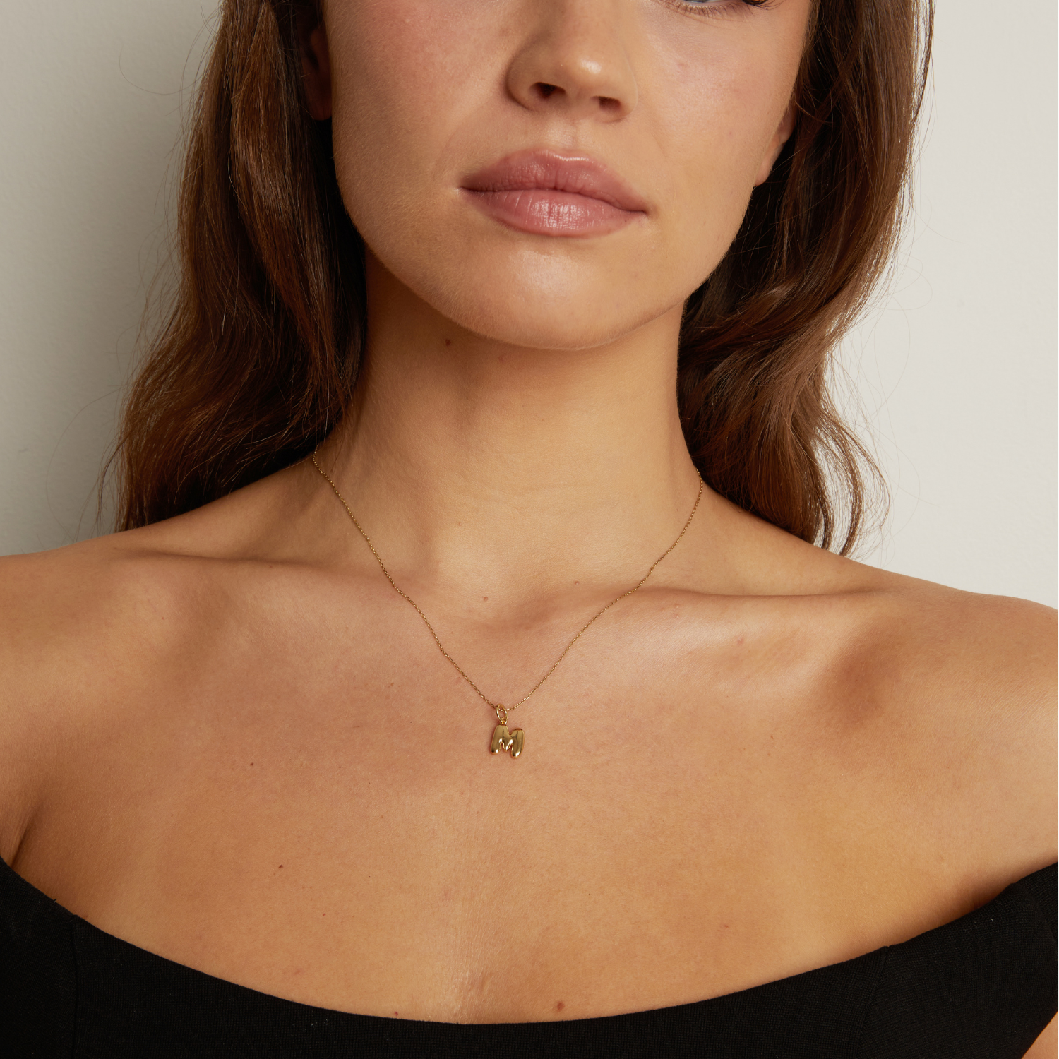 Bold Bubble Letter Pendant