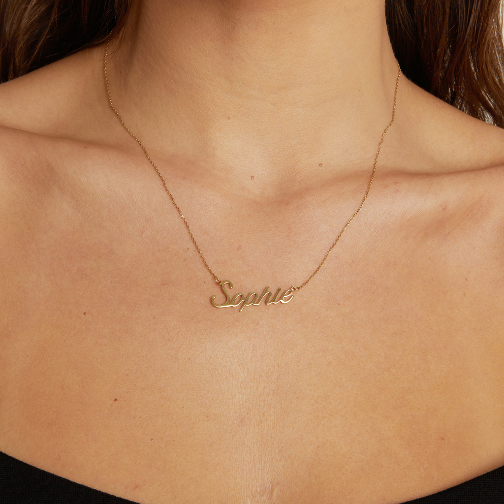 Custom Script Name Necklace