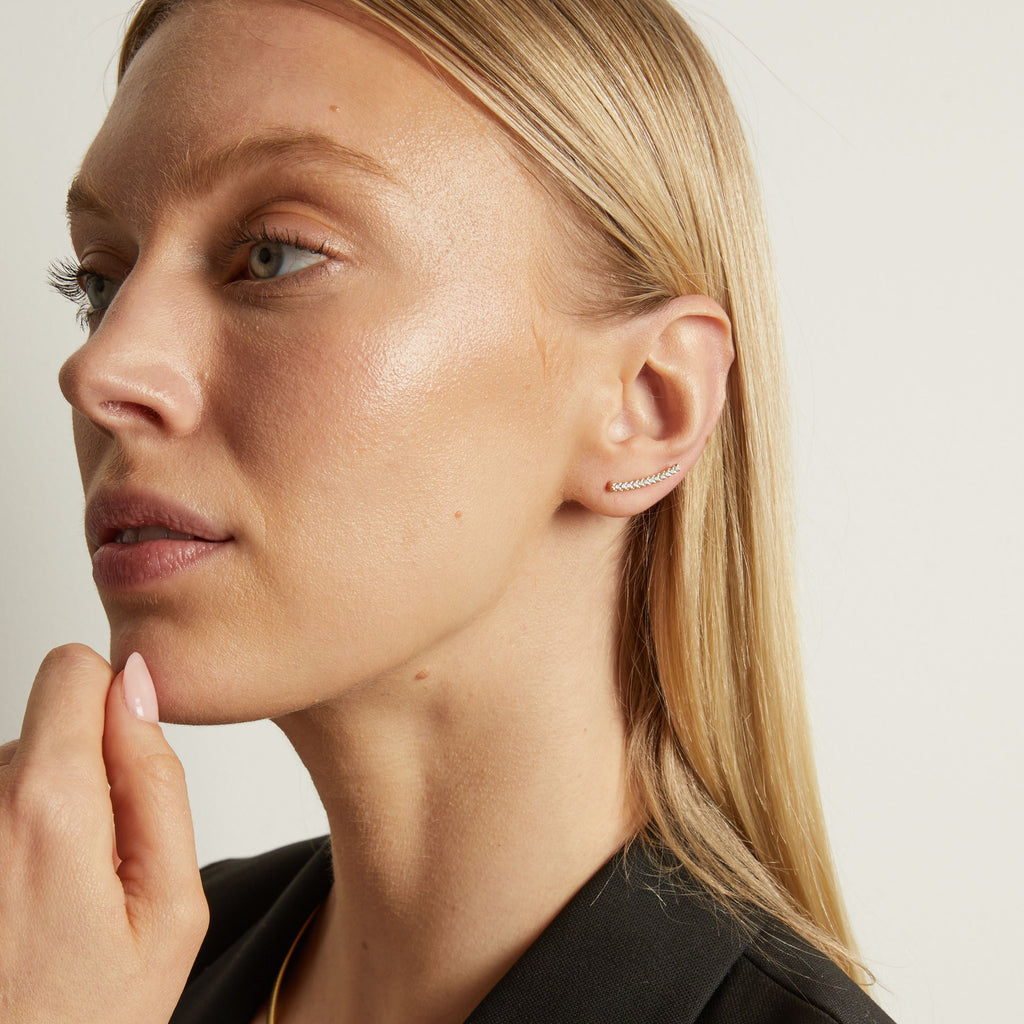 Archival Path Earring