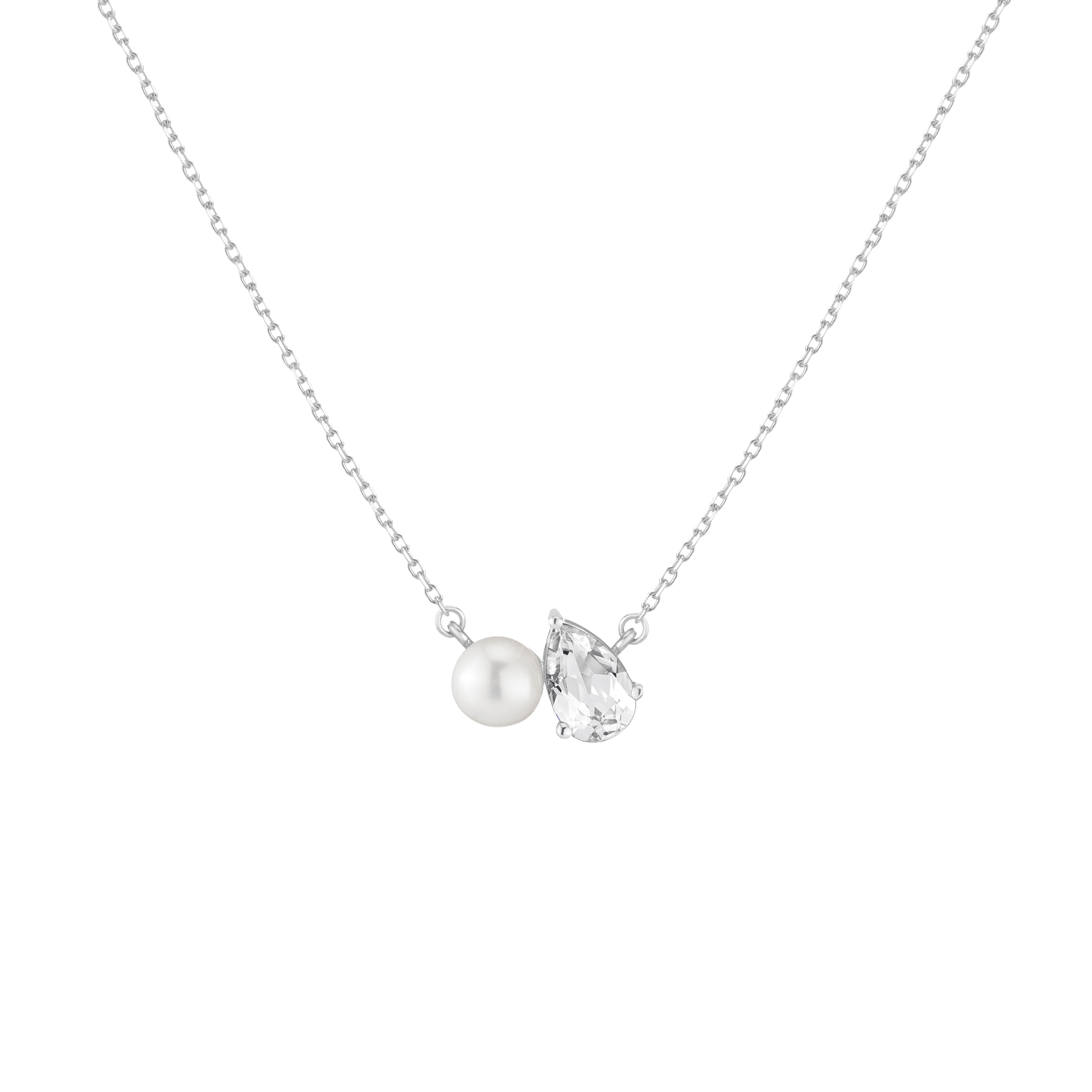Pearl Toi et Moi Necklace