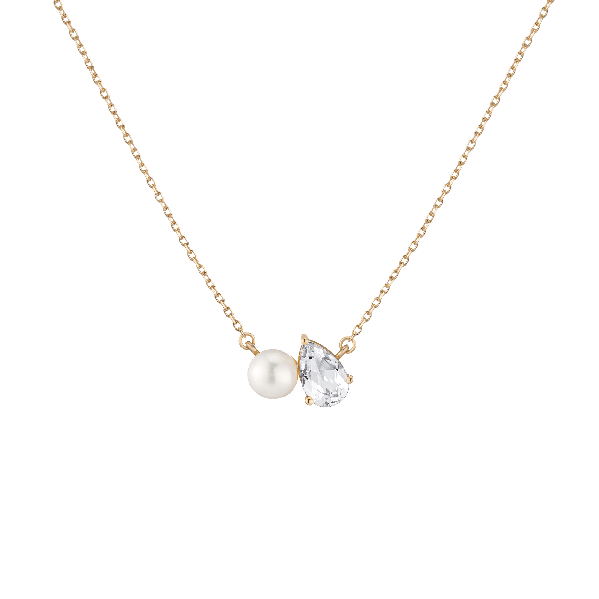 Pearl Toi et Moi Necklace