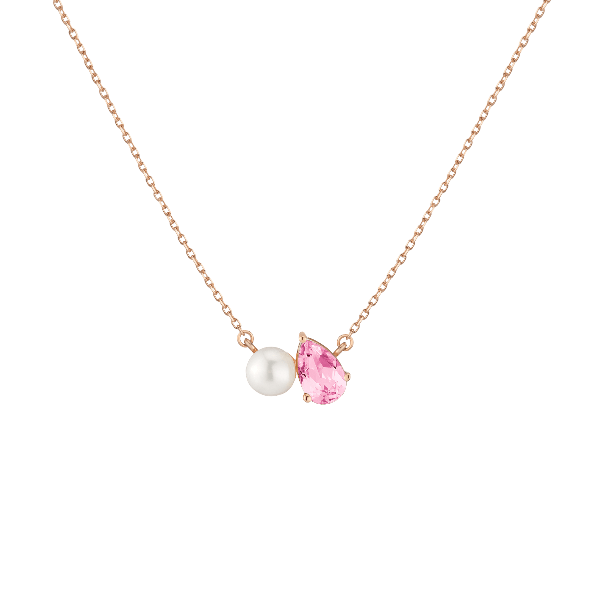 Pearl Toi et Moi Necklace