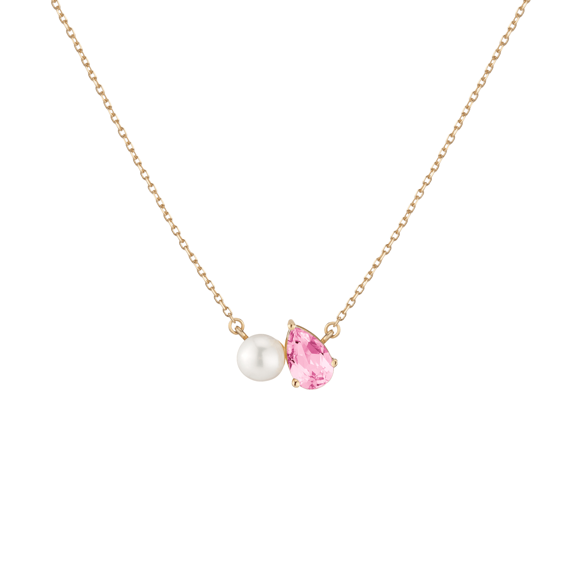 Pearl Toi et Moi Necklace
