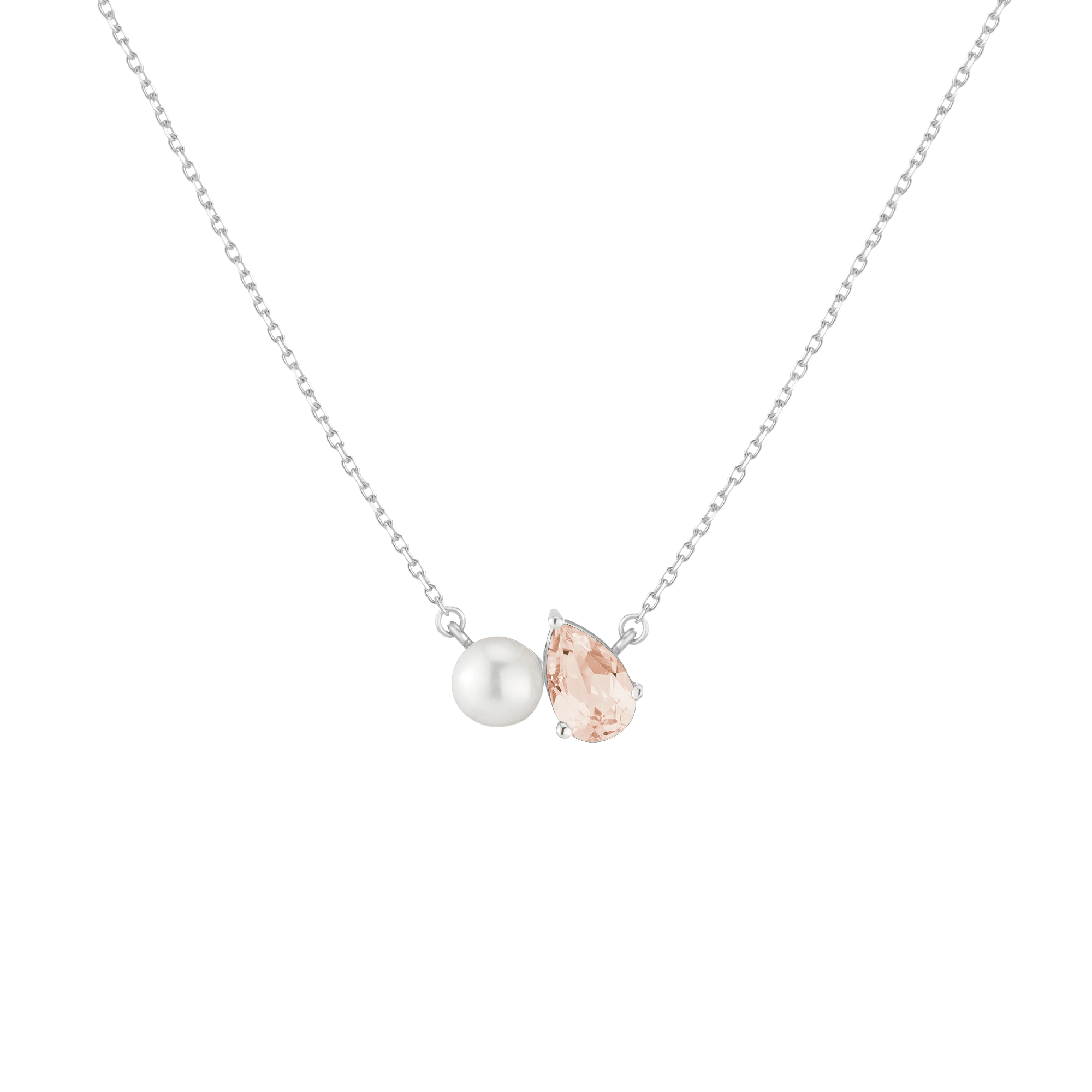 Pearl Toi et Moi Necklace