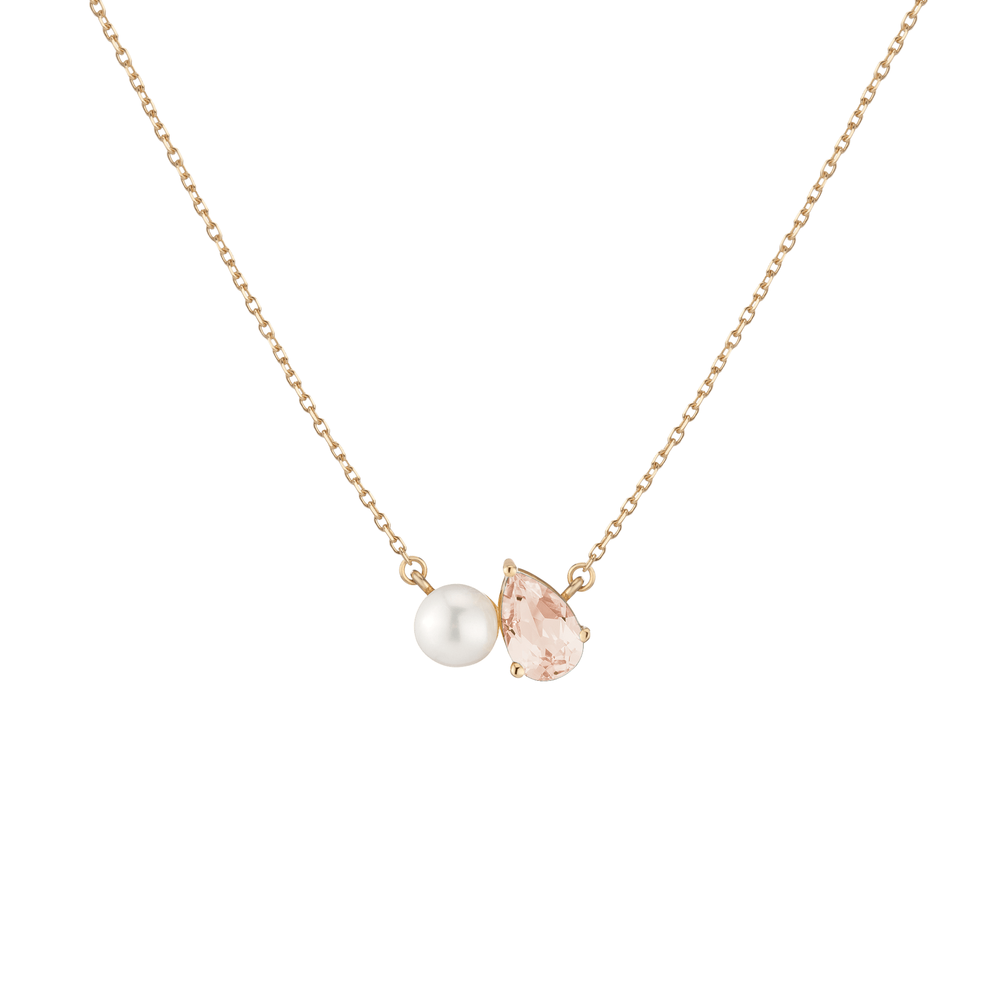Pearl Toi et Moi Necklace