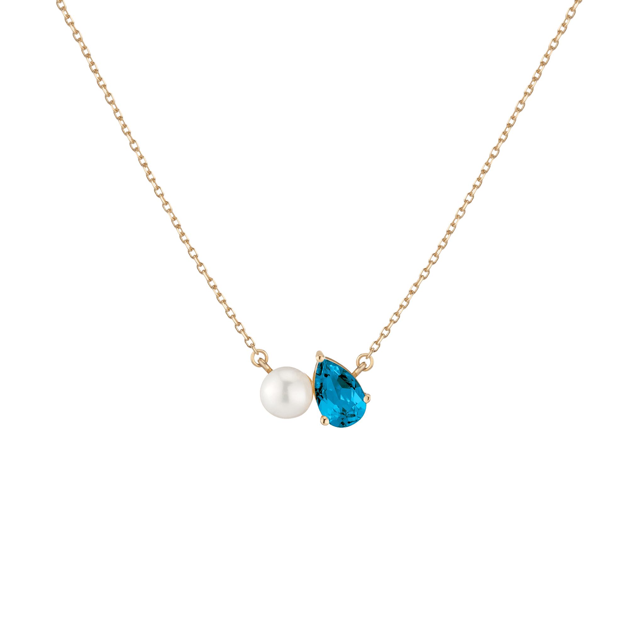 Pearl Toi et Moi Necklace