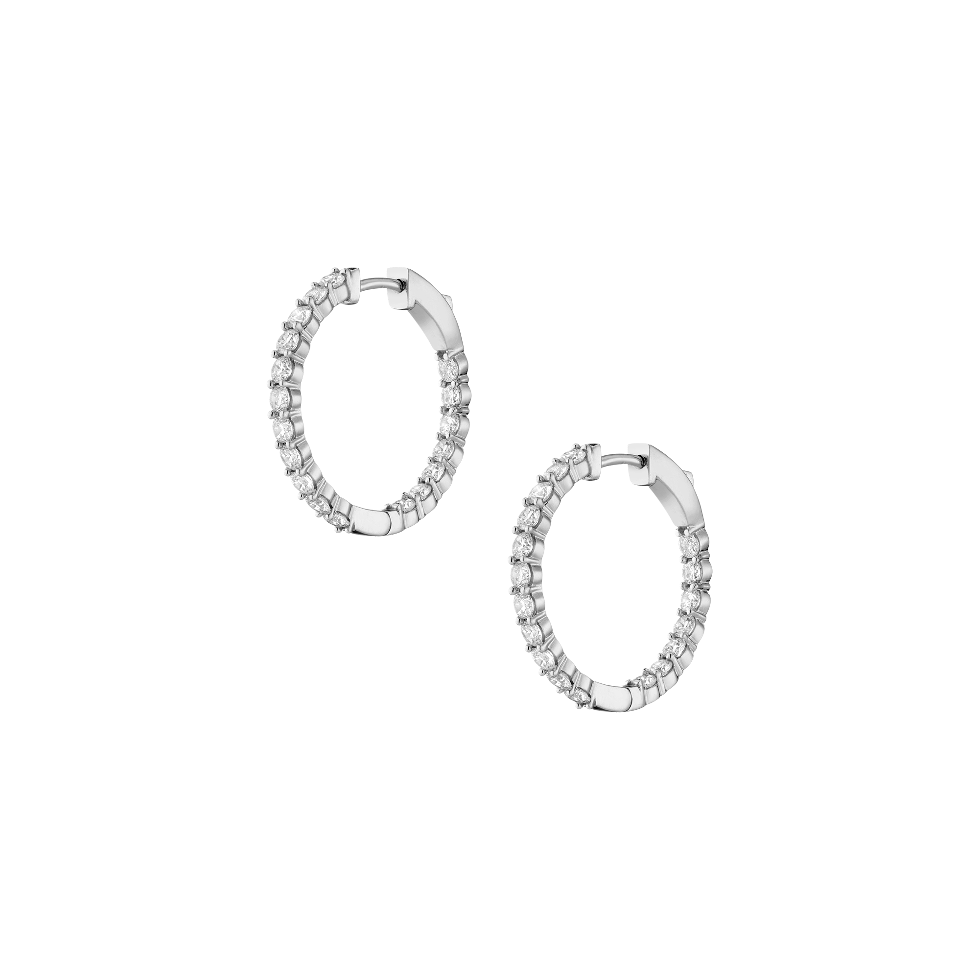 2ct Luxury Lab Grown Diamond Hoops