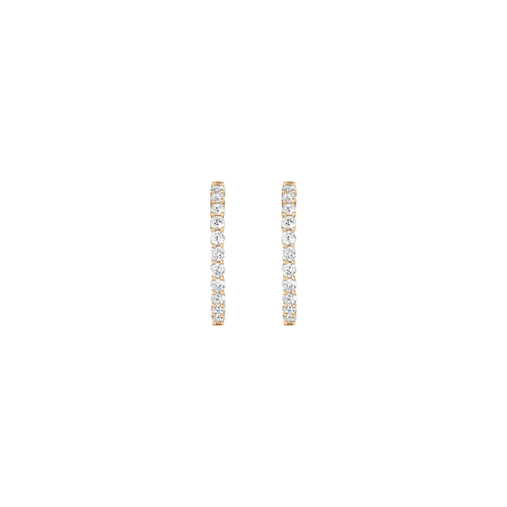 2ct Luxury Lab Grown Diamond Hoops