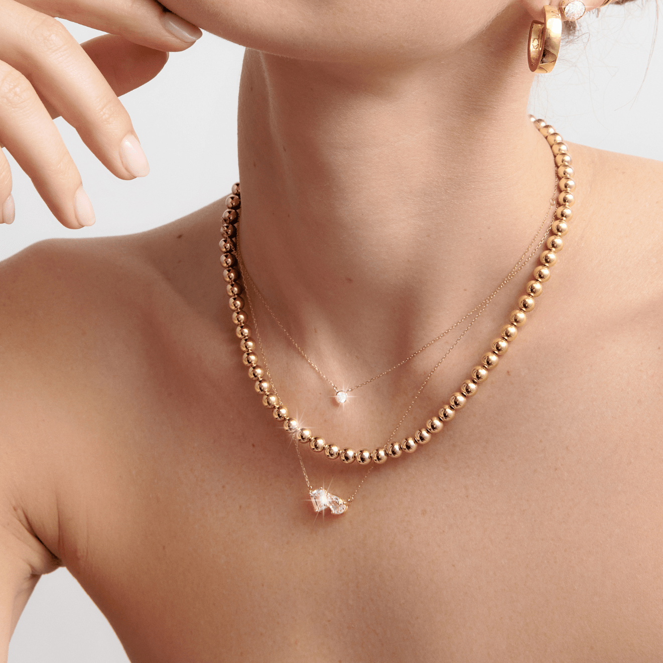 Toi et Moi Gemstone Heirloom Necklace
