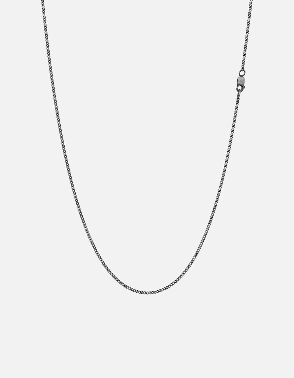 1.3mm Cuban Curb Chain Necklace, Sterling Silver