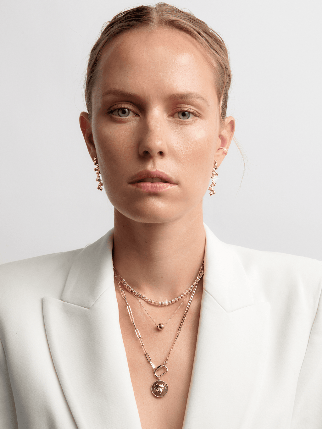 AURATE X KERRY: Lioness Pendant Necklace