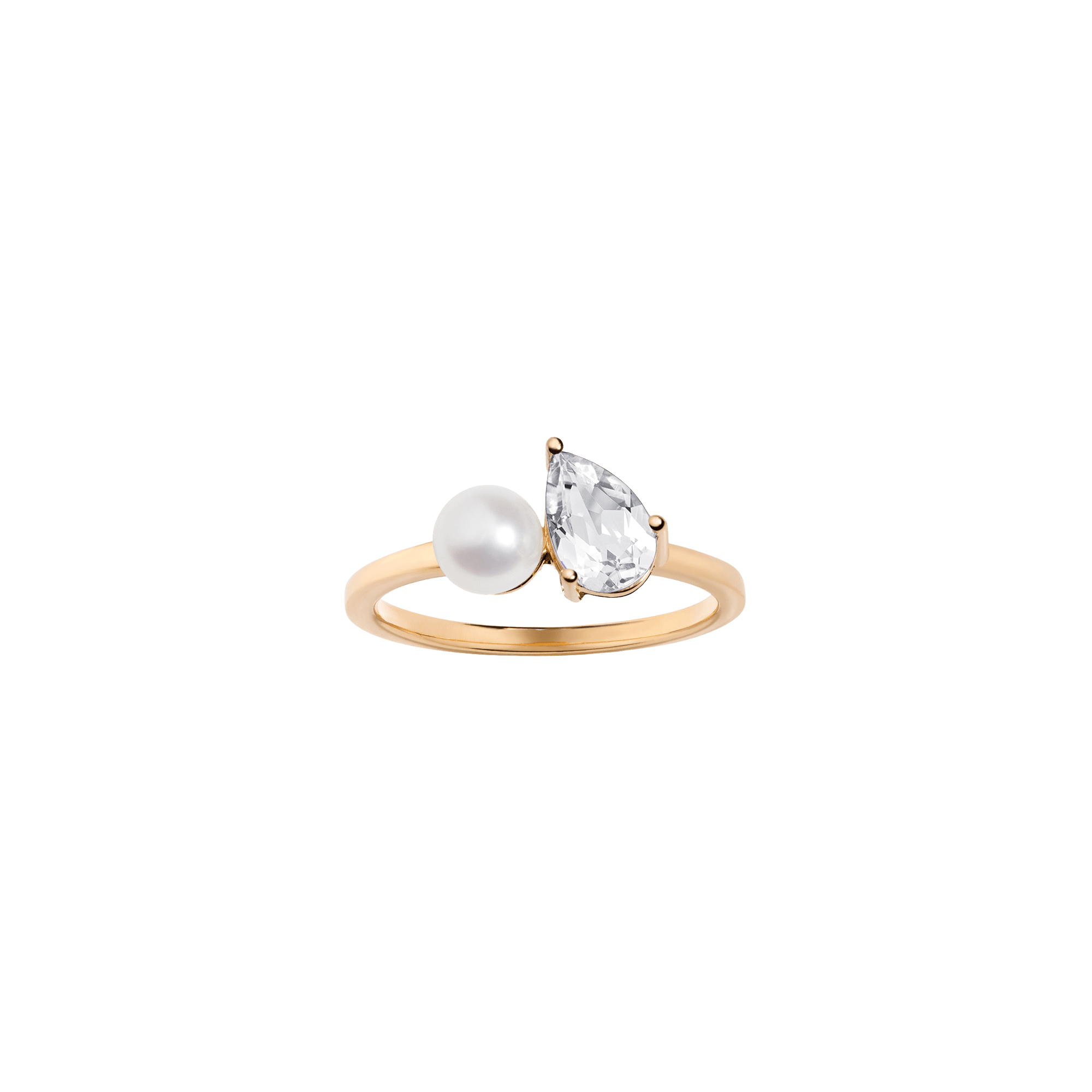 Pearl Toi et Moi Ring