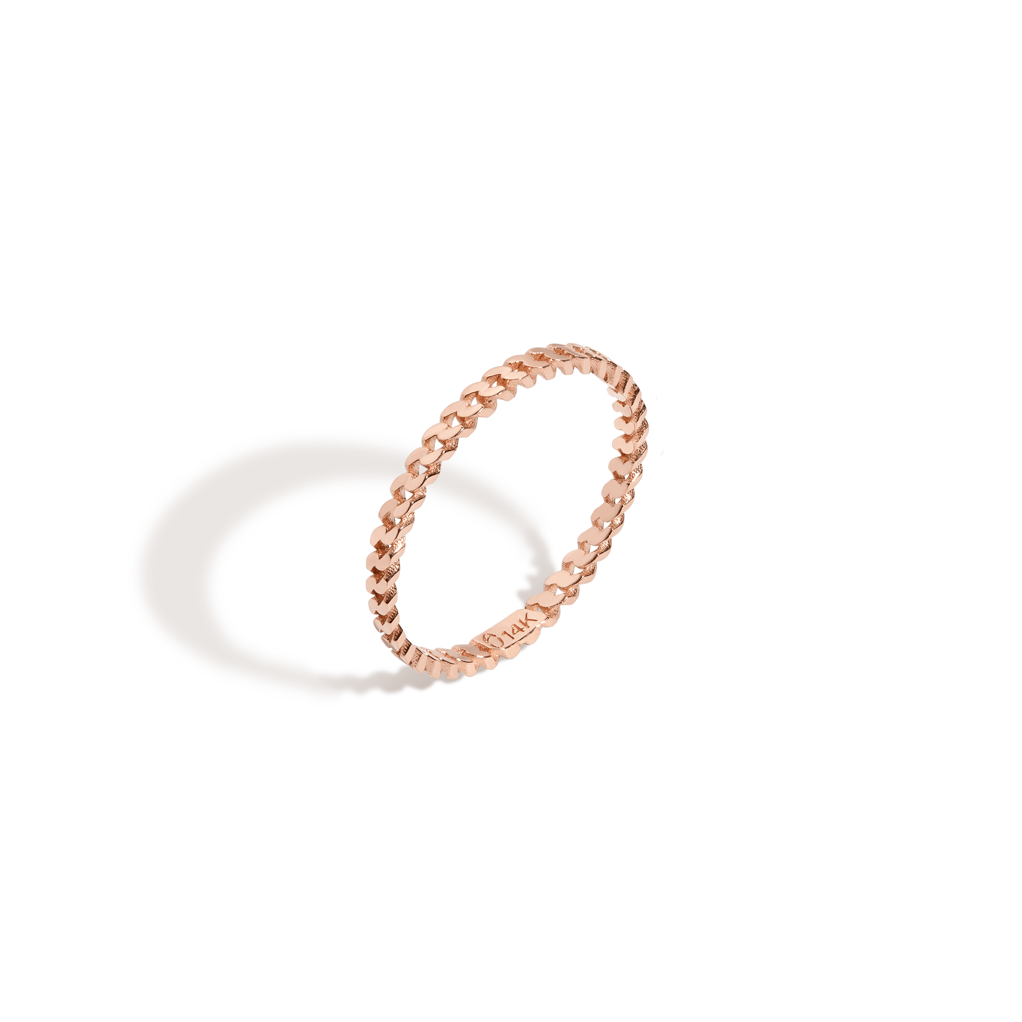 Skinny Love Me Knot Ring Vermeil Rose Gold 14K Rose Gold 18K Rose Gold First