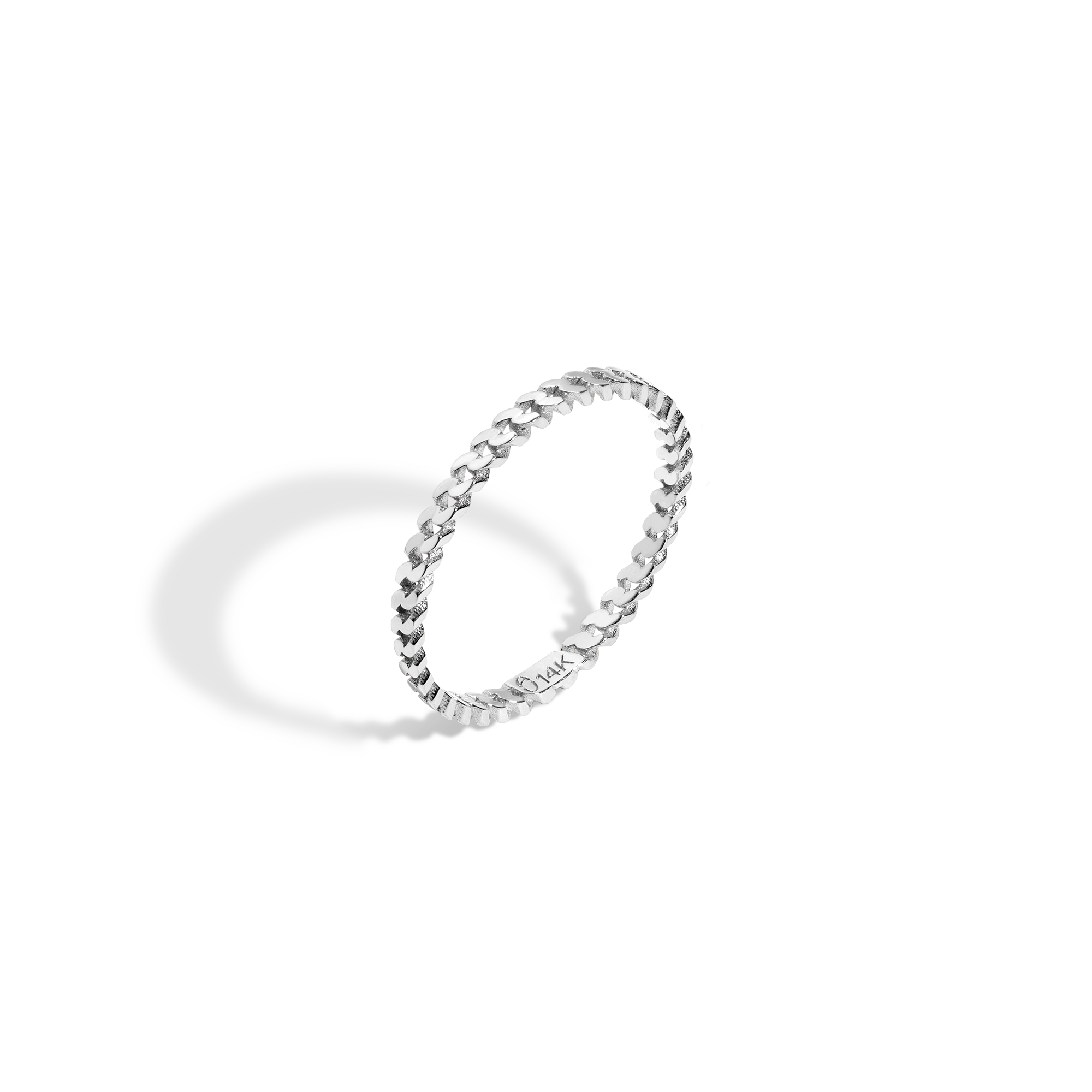 Skinny Love Me Knot Ring Vermeil White Gold 14K White Gold 18K White Gold First