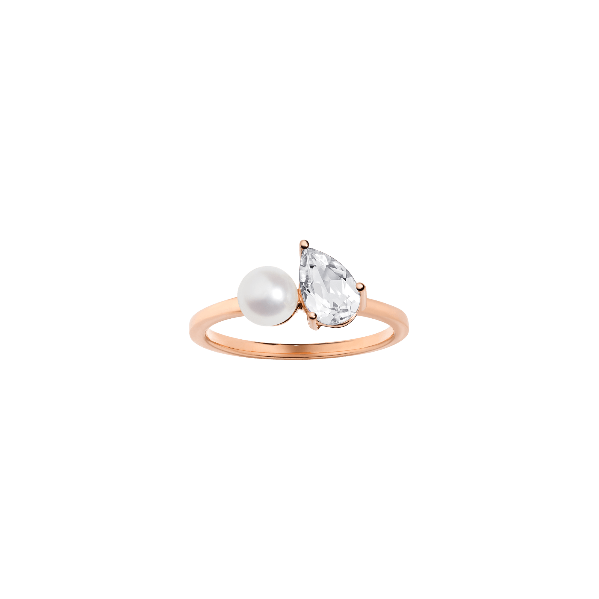 Pearl Toi et Moi Ring