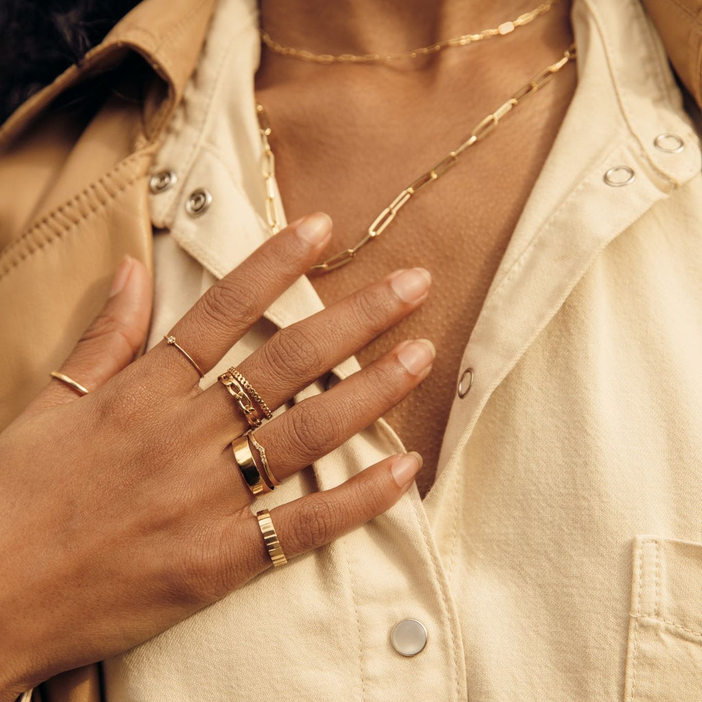 Diamond Brooklyn Bridge Ring