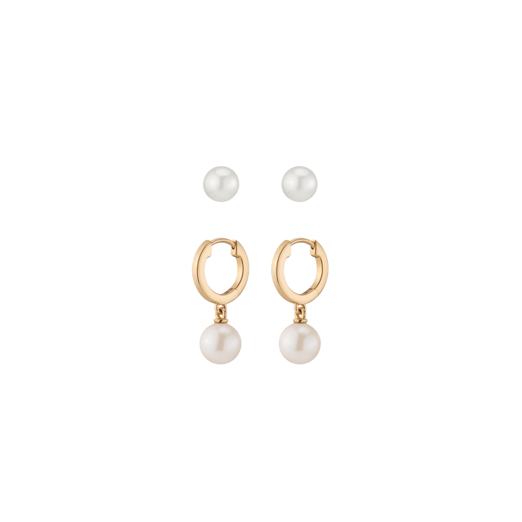 Pearl Earring Stack