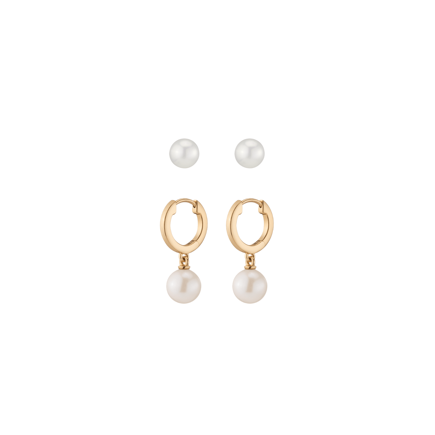 Pearl Earring Stack