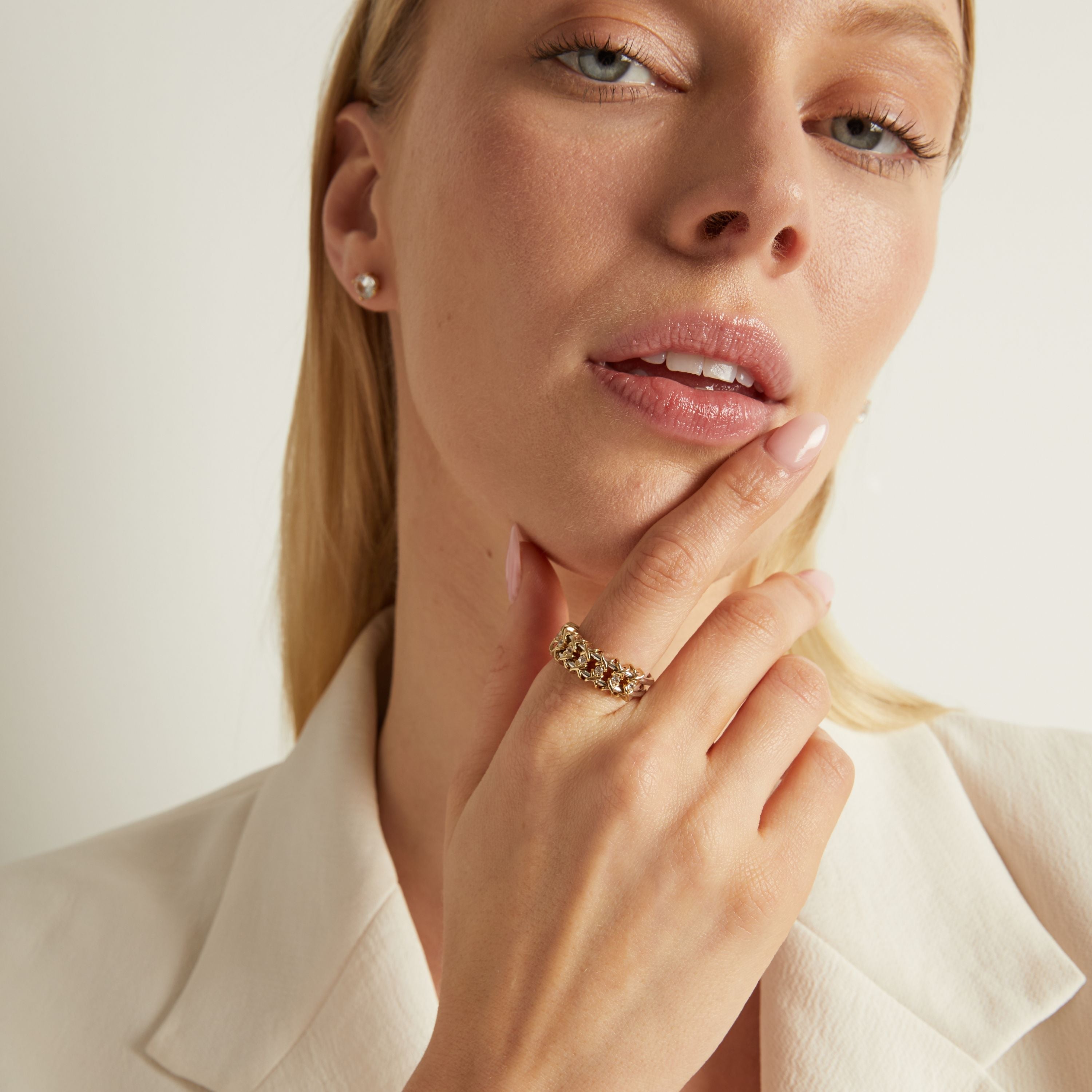 Kinetic Estate Two-Tone Ring