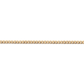 Large Curb Chain Bracelet Vermeil 14K Yellow Gold First