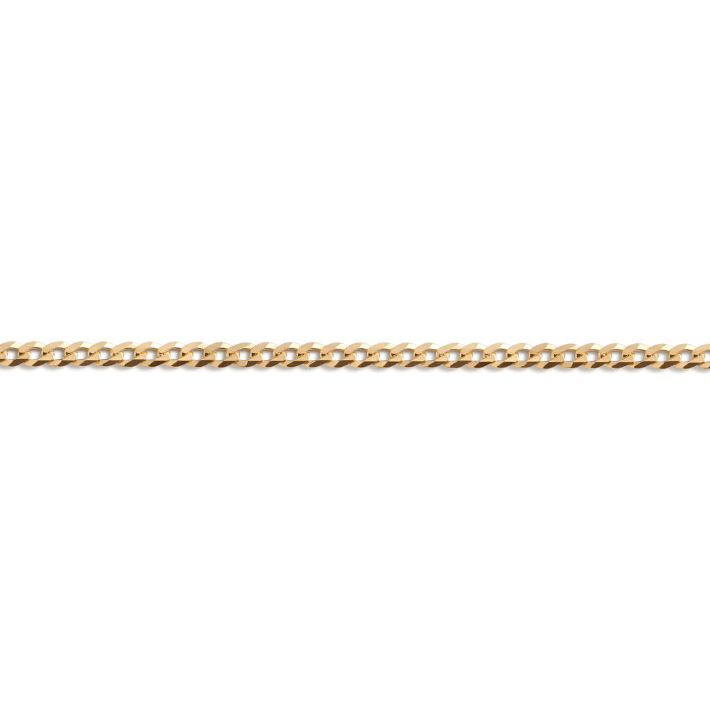Large Gold Curb Chain Anklet